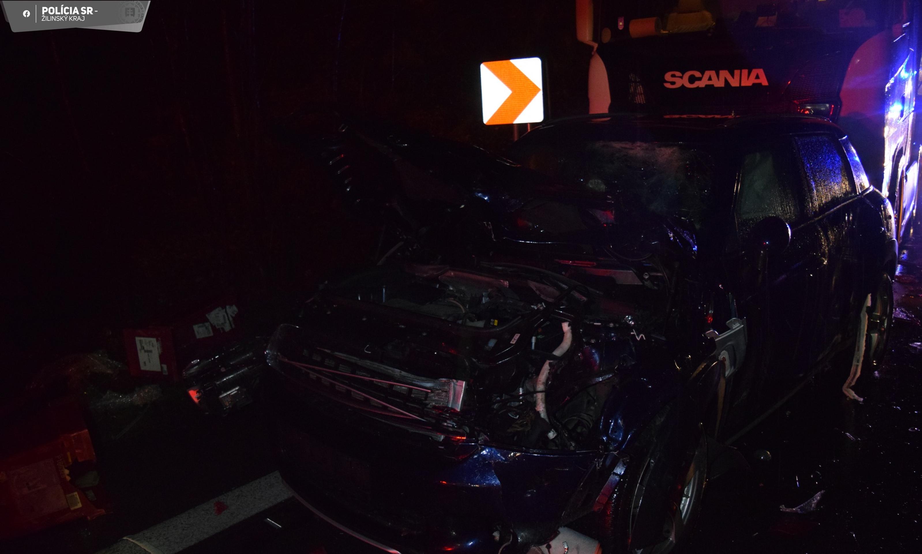 Nehoda pod Strečnom.