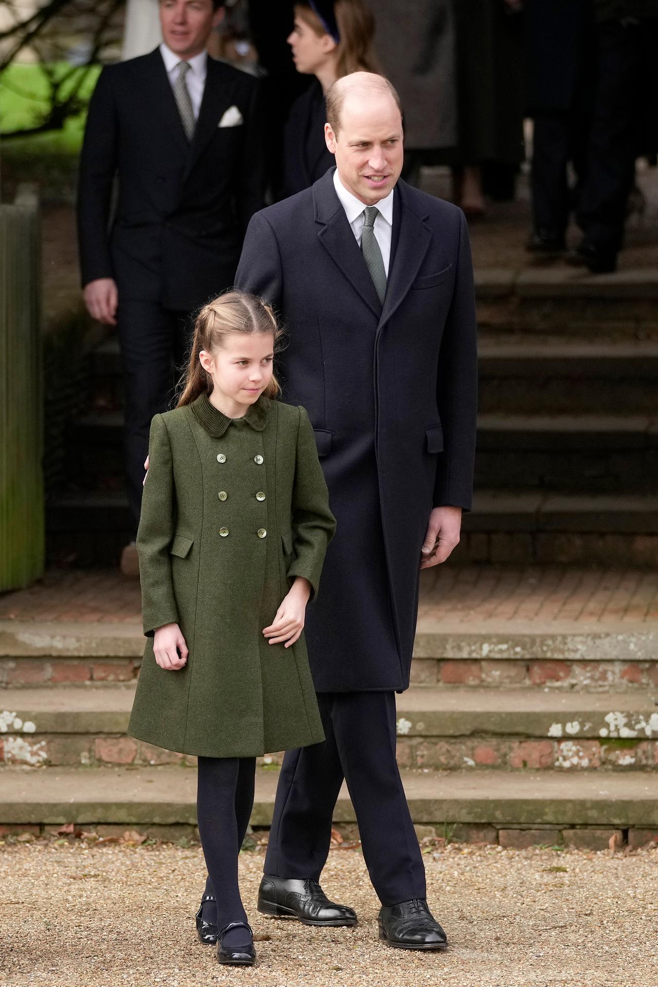 Britský princ William a princezná Charlotte.