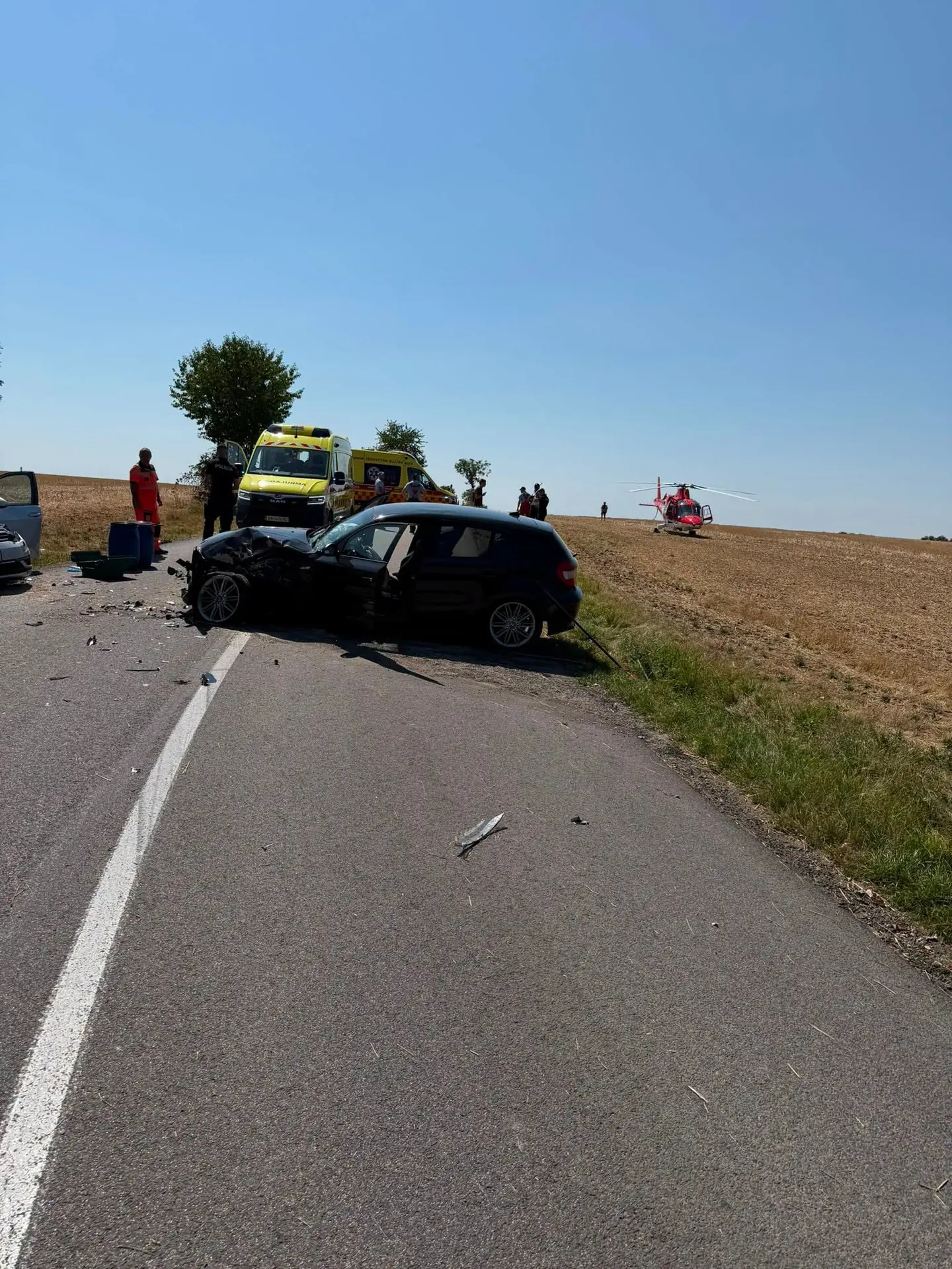 Vážna nehoda pri Zlatých Moravciach