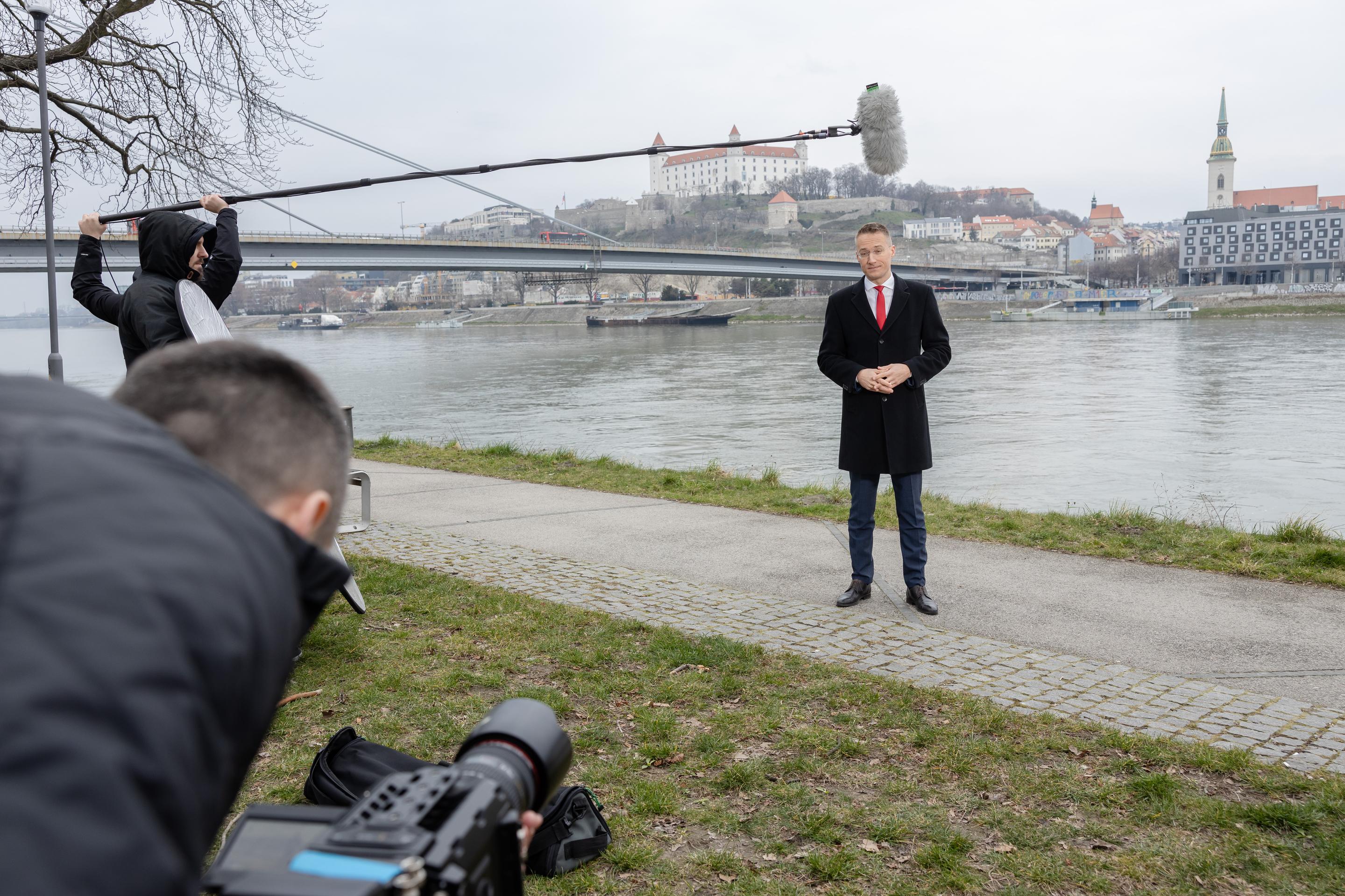 Michal Kovačič (zákulisie nakrúcania televíznej upútavky)