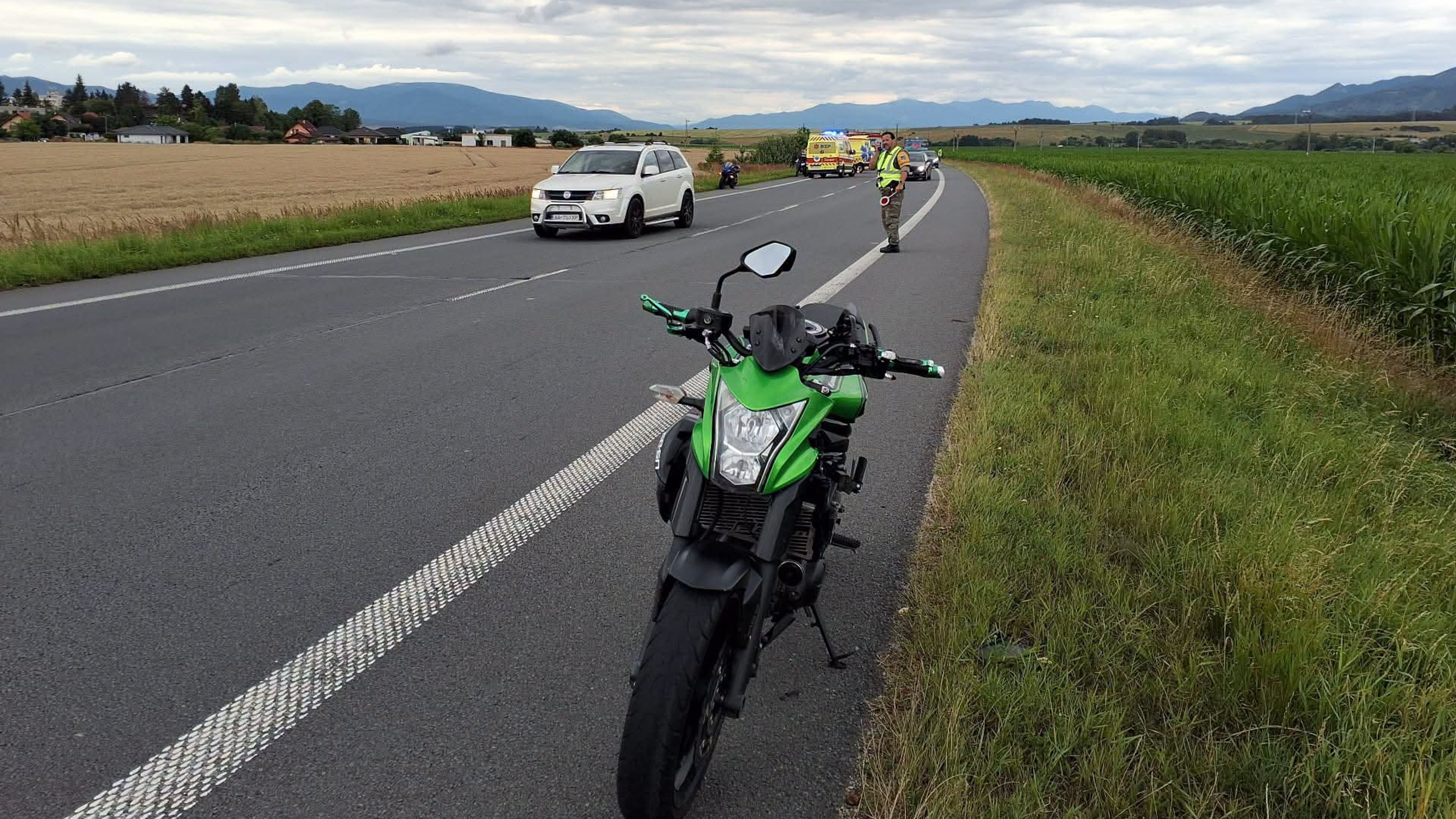 Nehoda motorkára