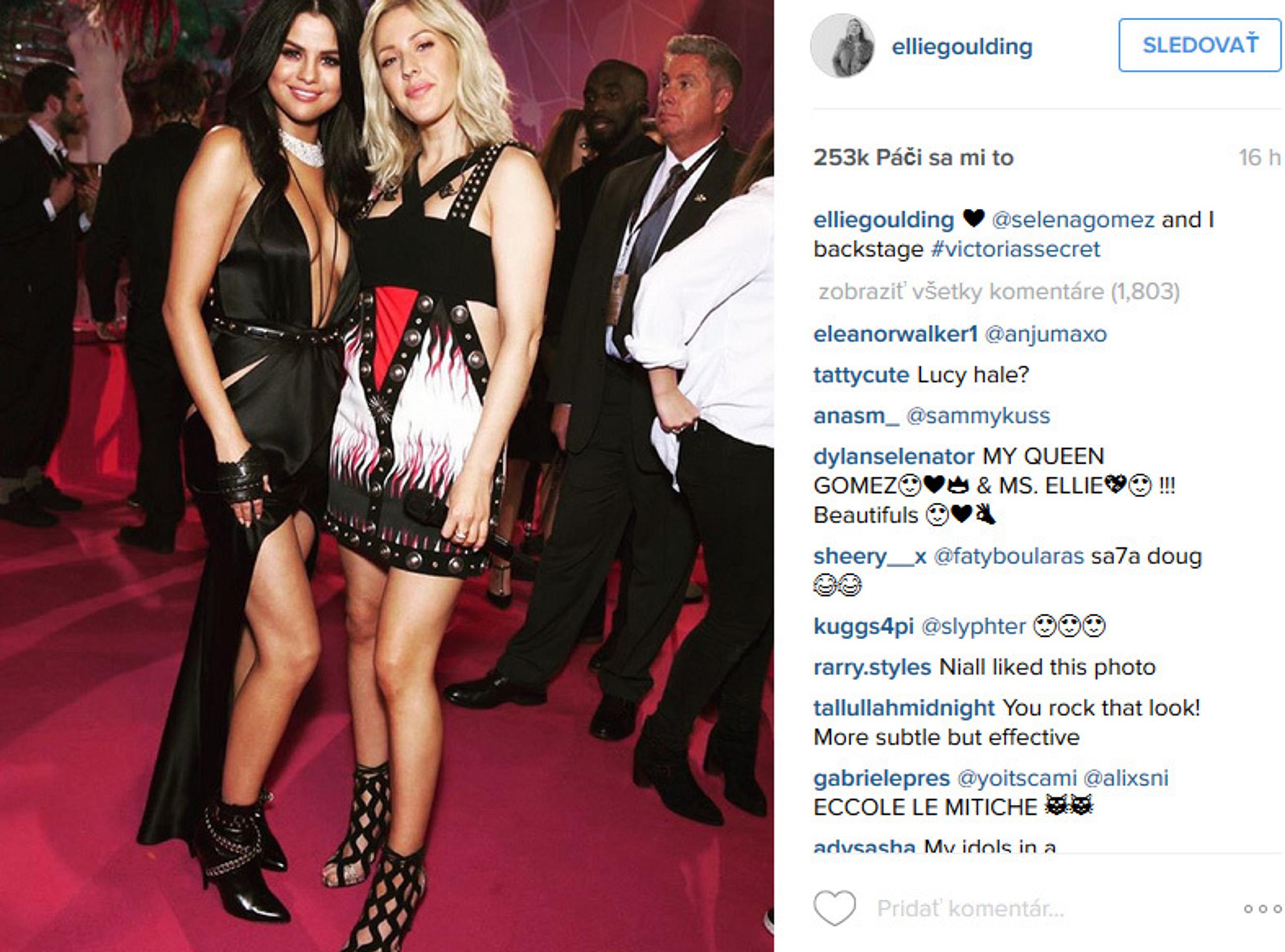 Ellie Goulding so Selenou Gomez.