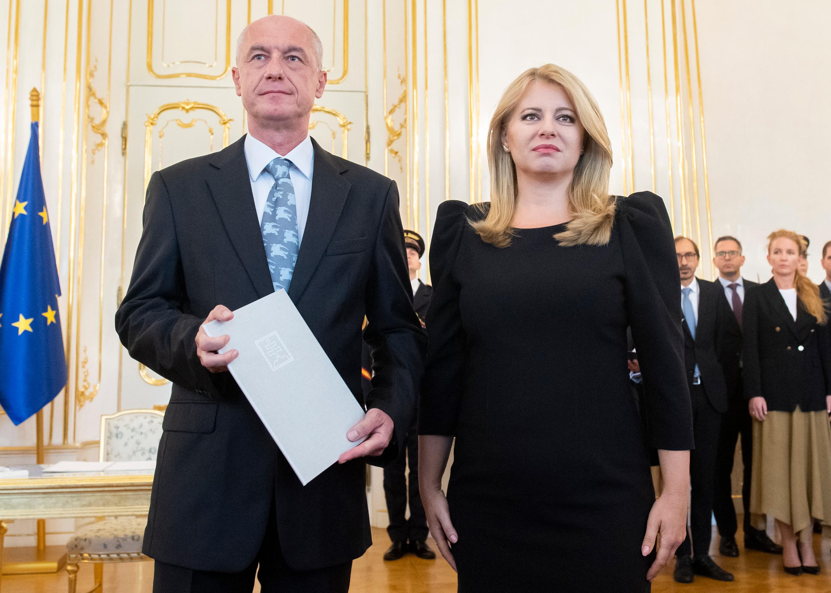 Karel Hirman a Zuzana Čaputová.