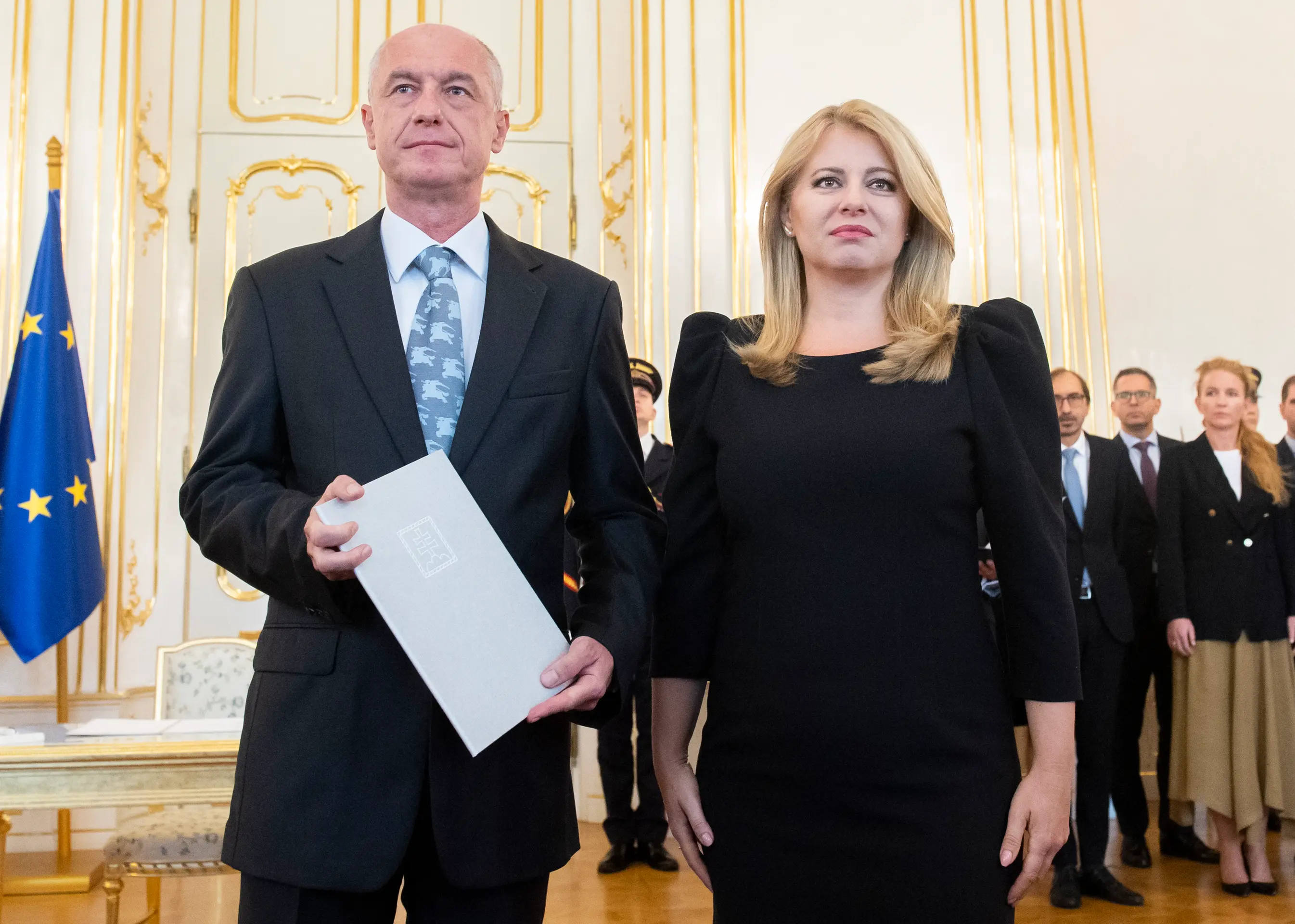 Karel Hirman a Zuzana Čaputová.
