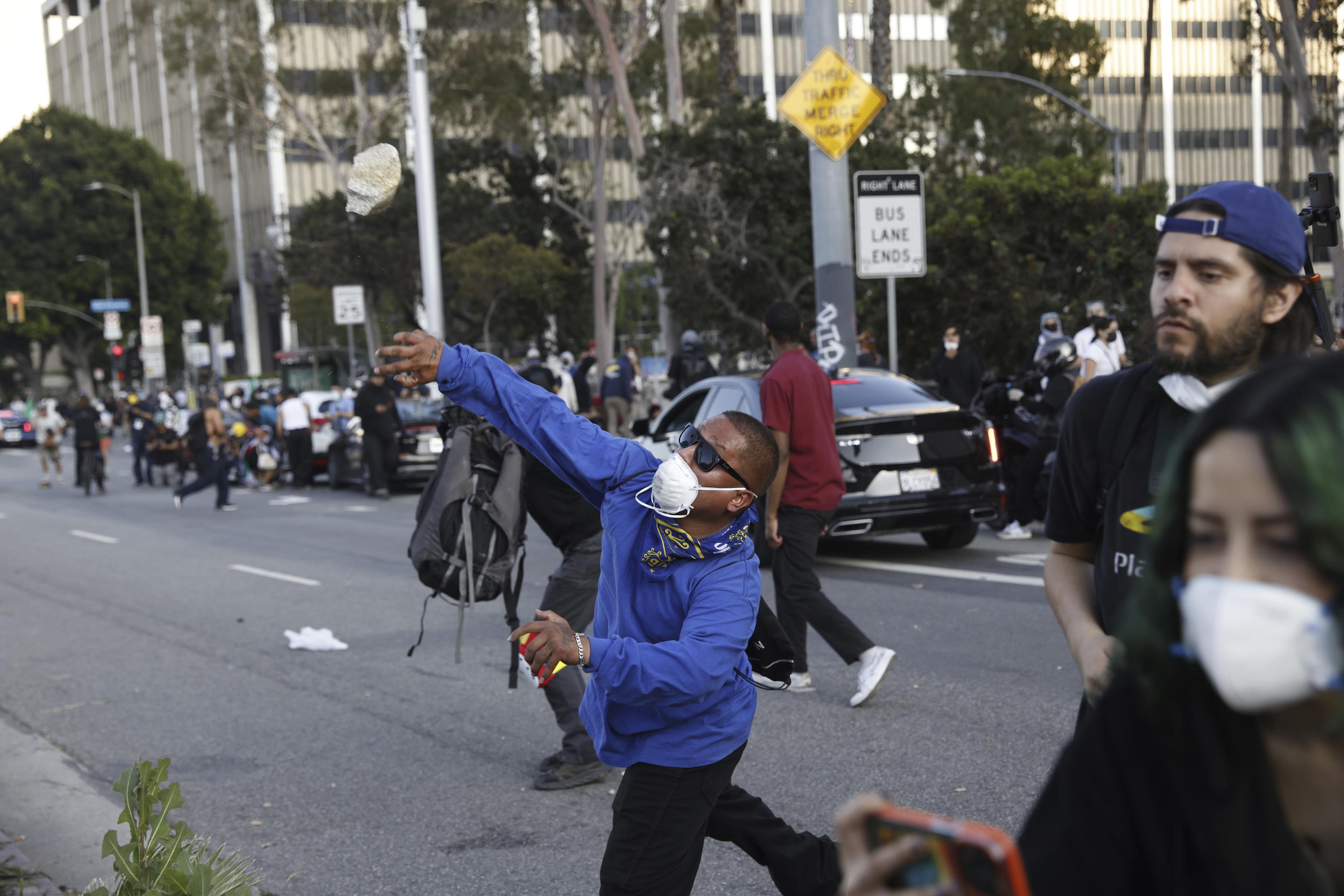 Protesty proti imigračnej politike v San Franciscu.