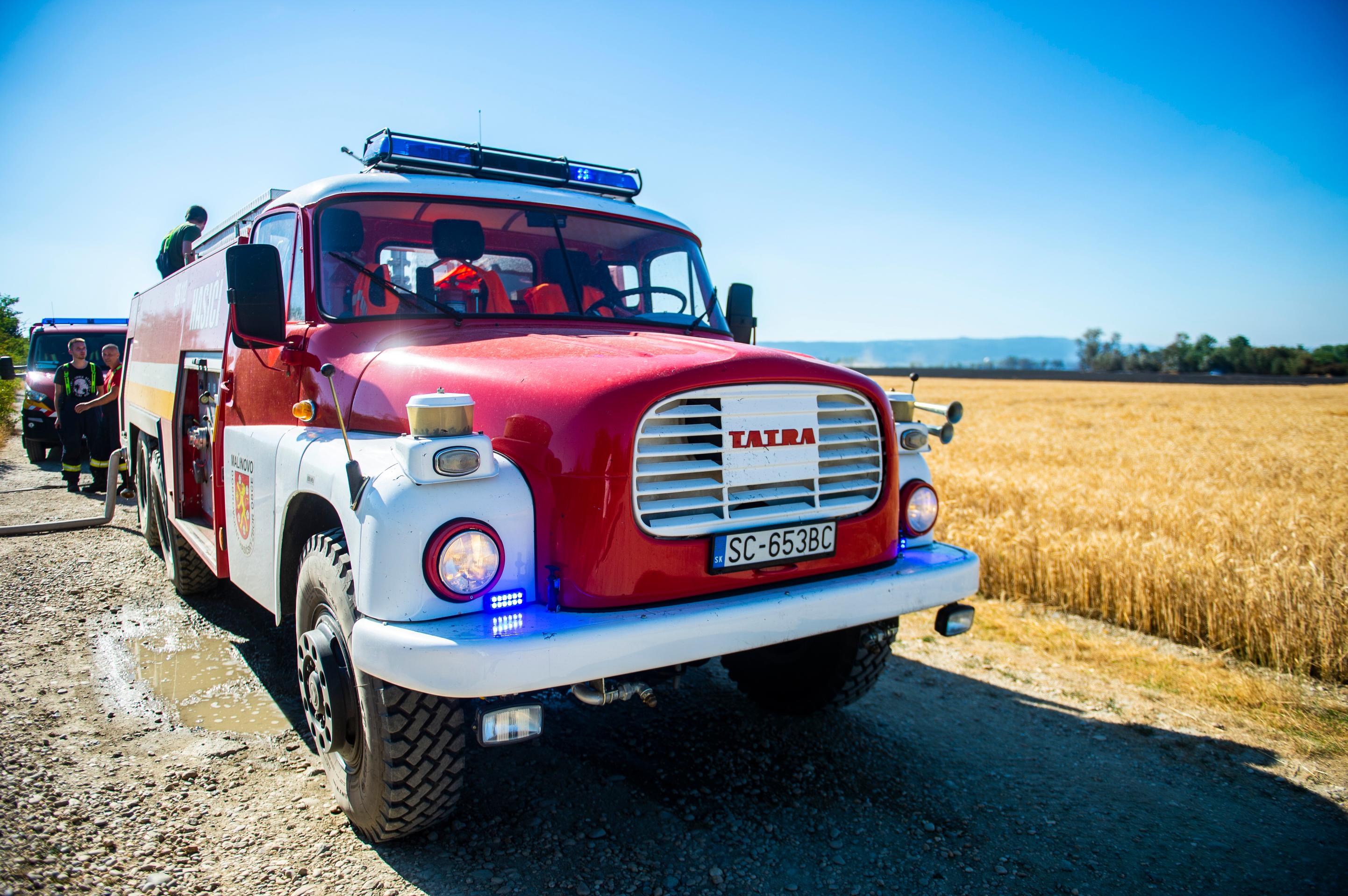 Požiar pri Bratislave