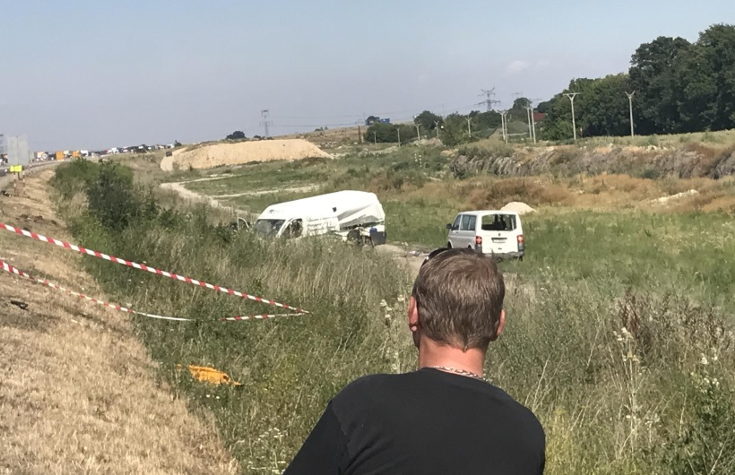 Nehoda na diaľnici D1.