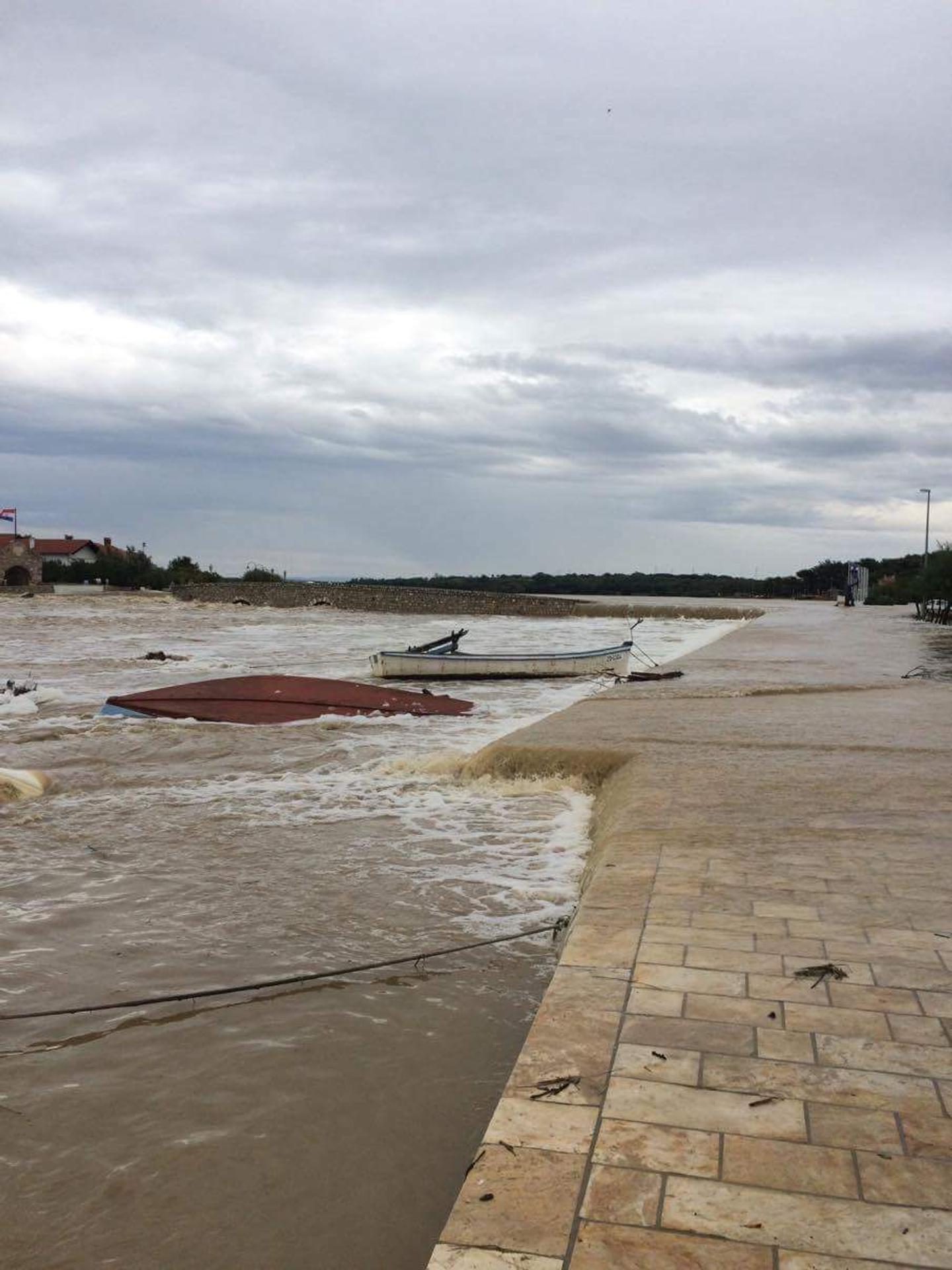 Záplavy v Chorvátsku.