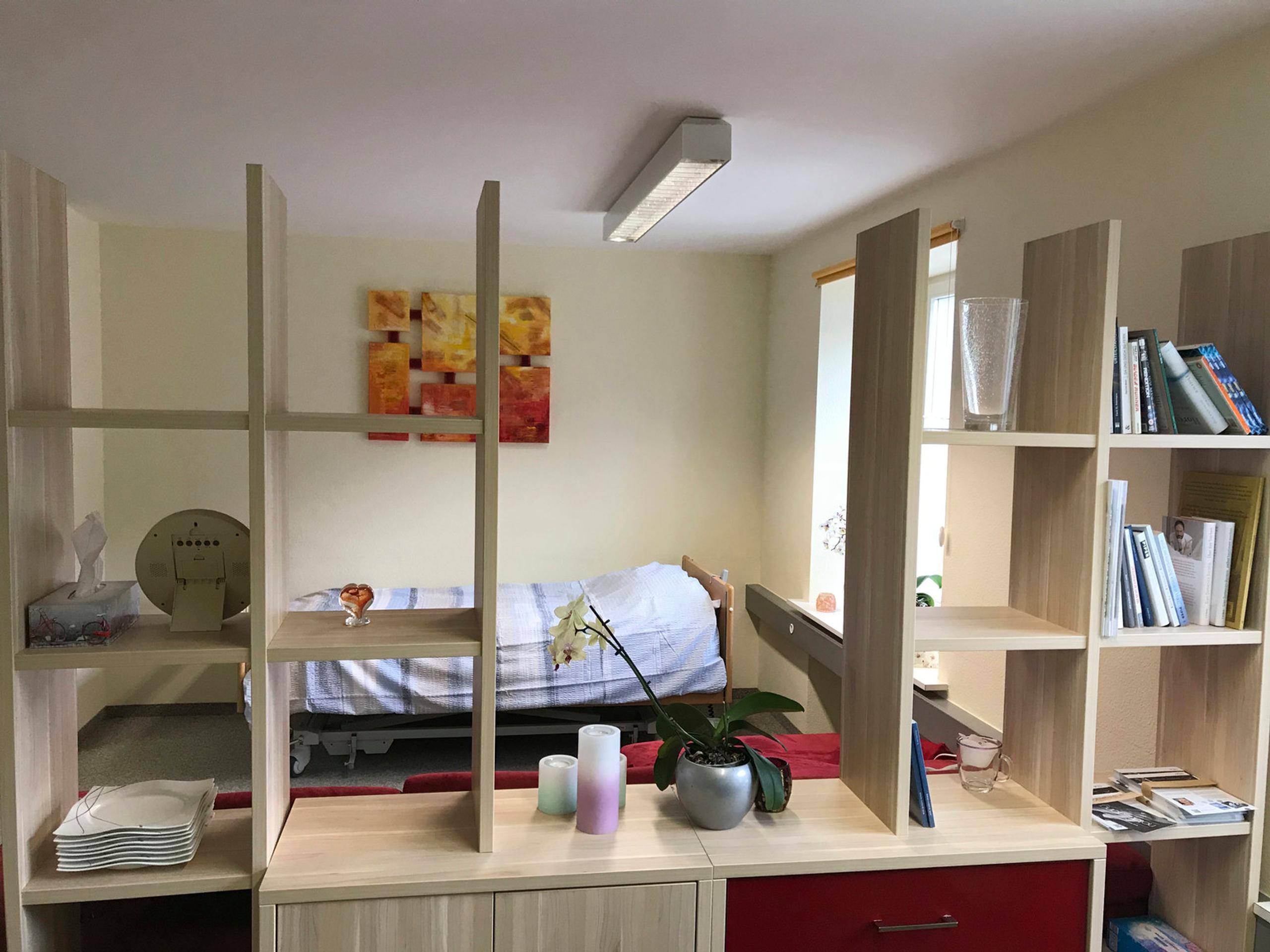 Toto je izba, v ktorej David Goodall na vlastnú žiadosť dodýchal. 