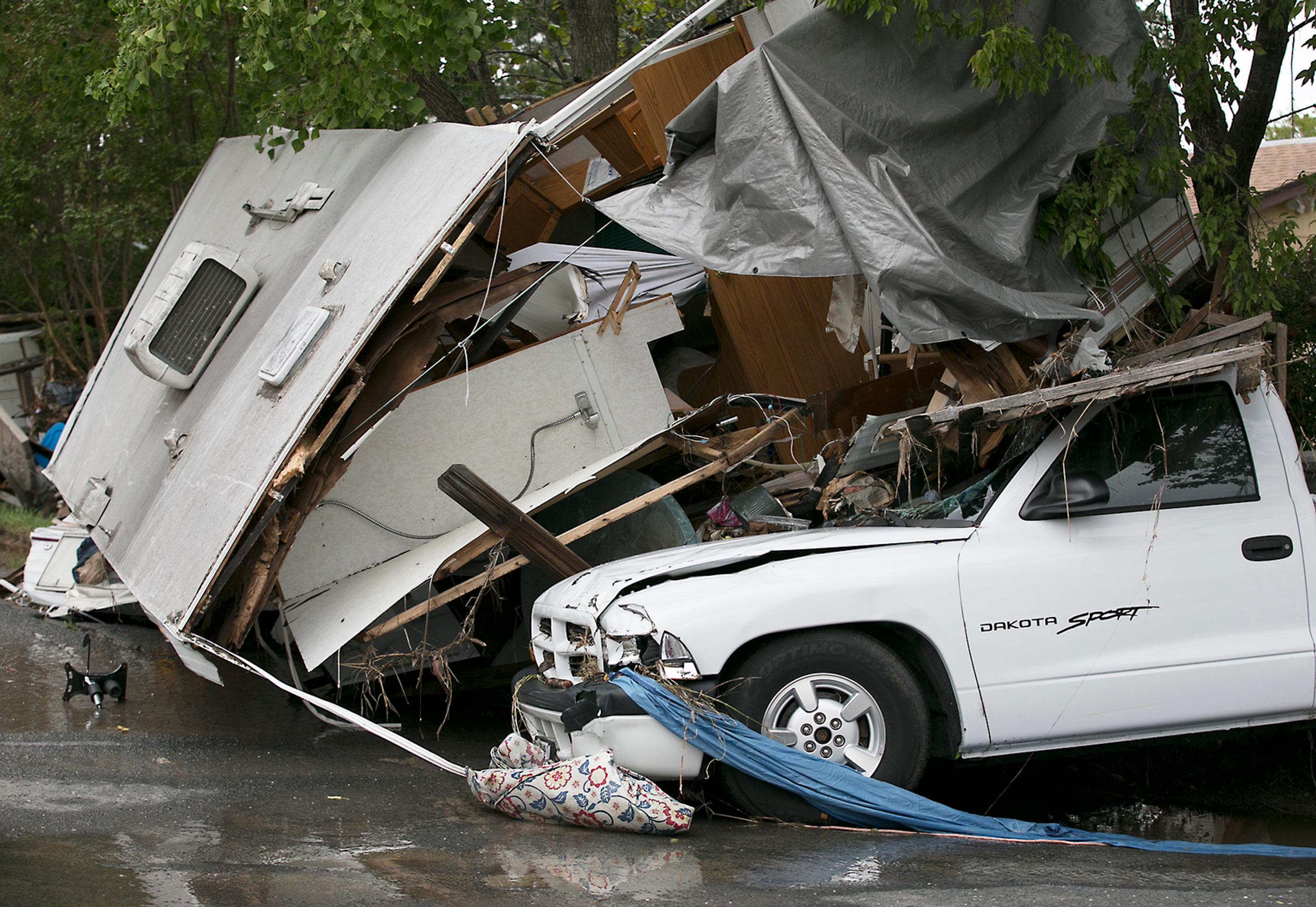 V Texase vyčíňalo počasie.