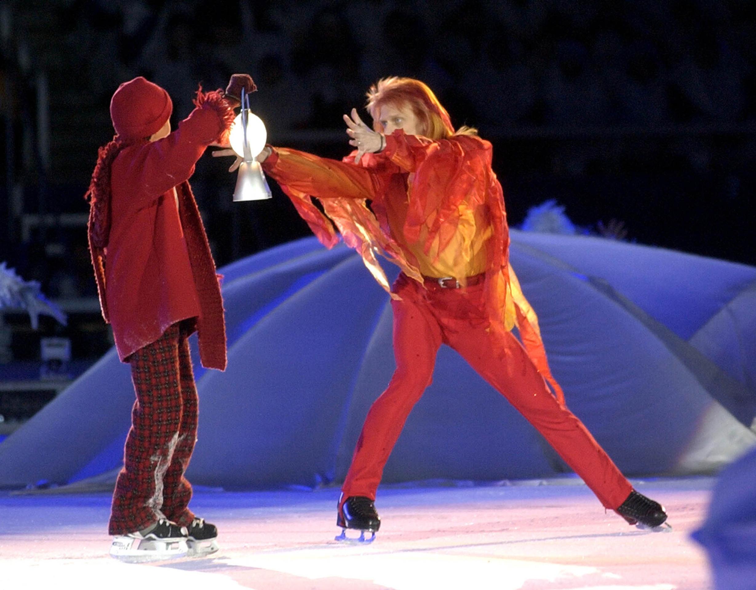 Jozef Sabovčík na otváracom ceremoniály ZOH 2002 v Salt Lake City