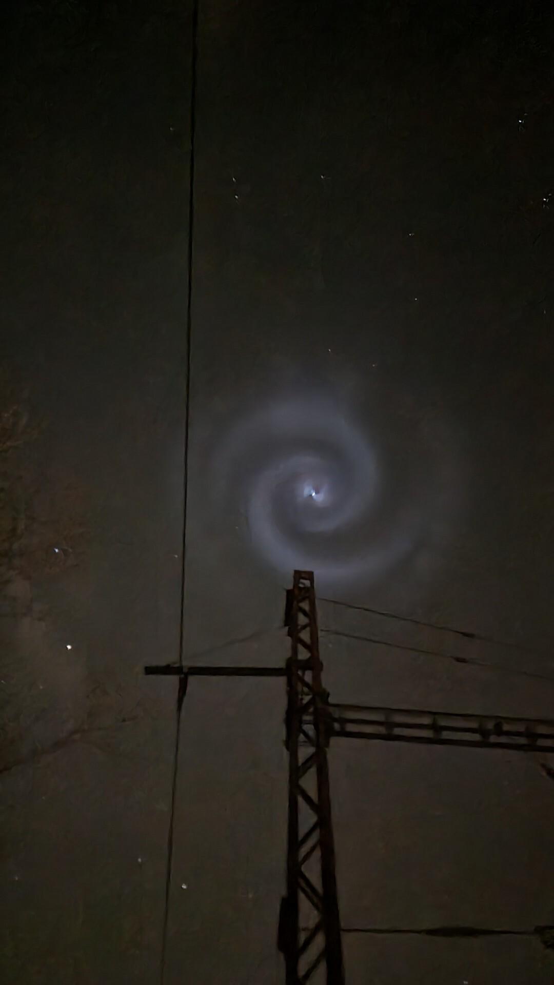 Špirálovitý oblak na Slovenskom.