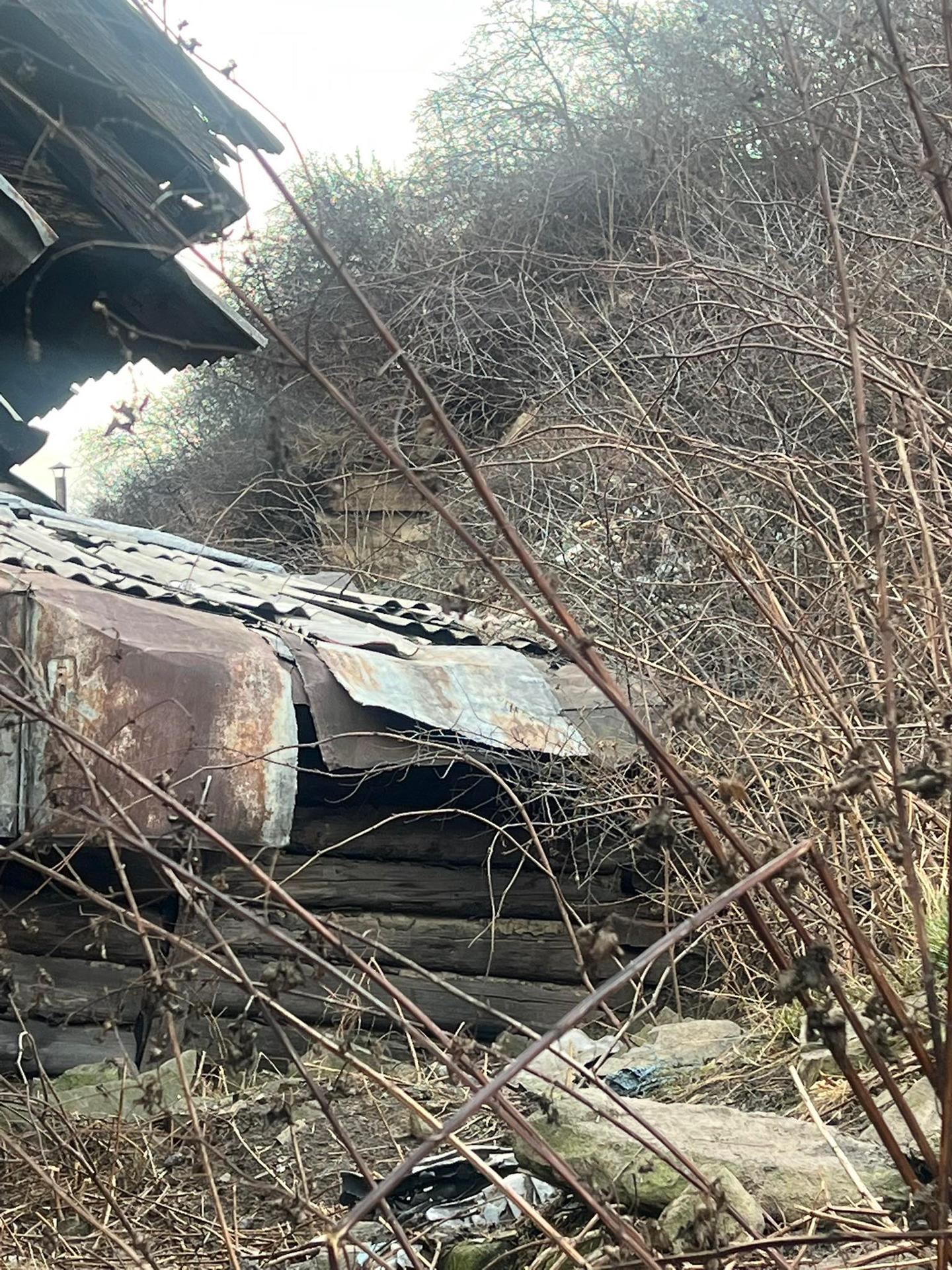 Nestabilný svah nad rómskou osadou v Kolačkove