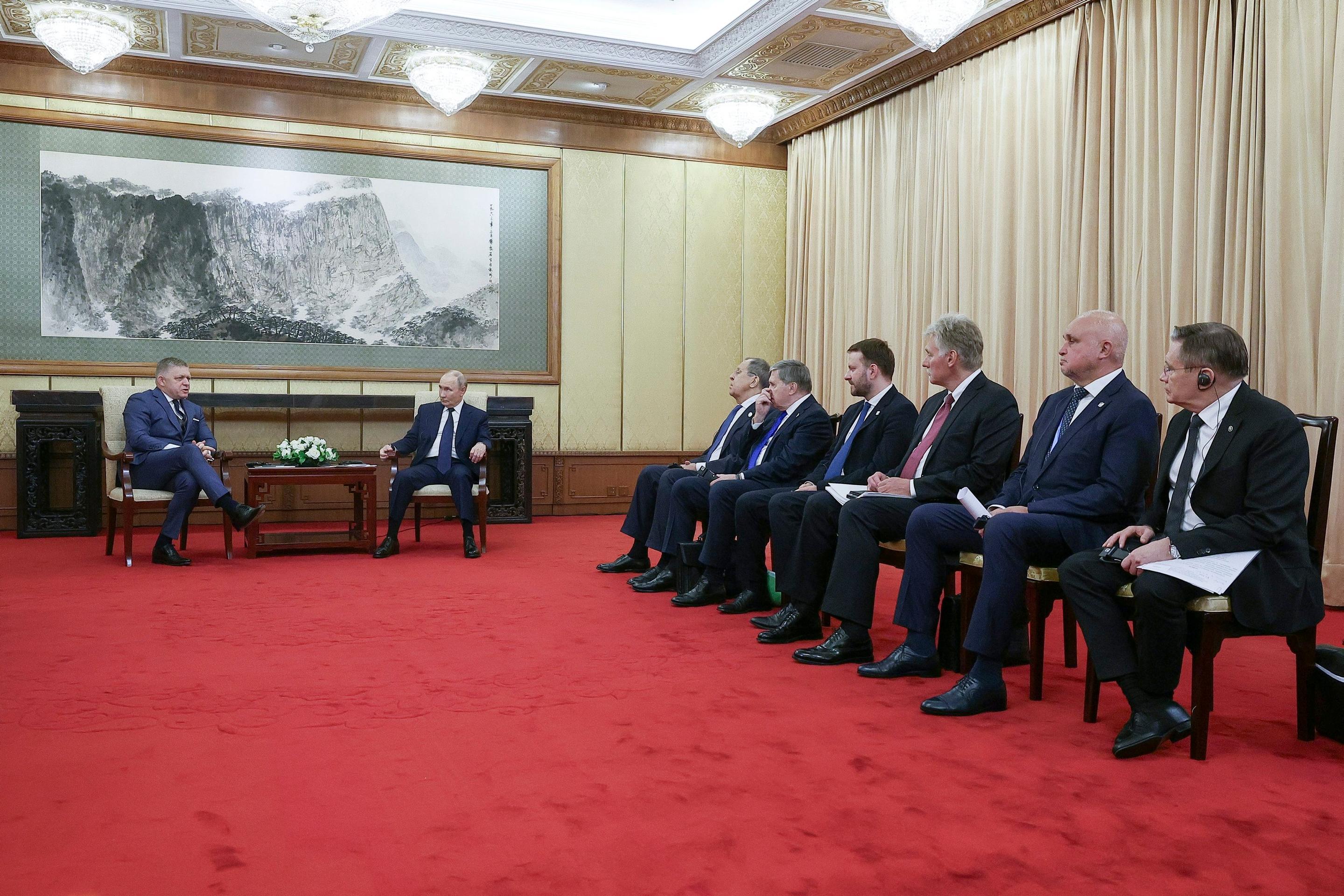 Robert Fico sa stretol s Vladimirom Putinom