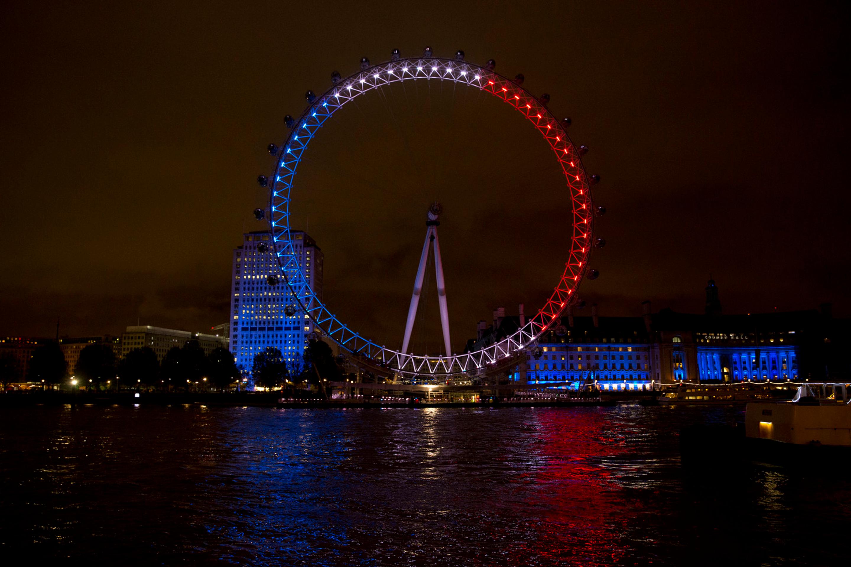 London Eye v Londýne.
