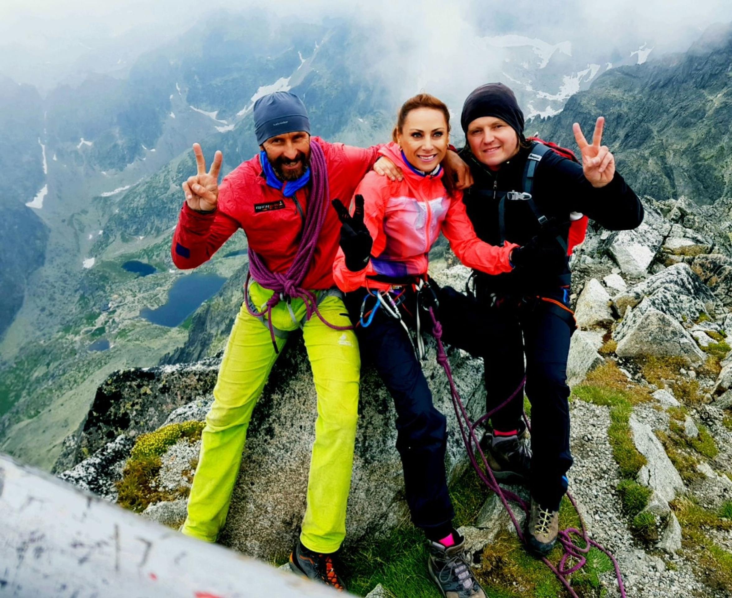 Zora Czoborová bola s Jánom Tribulom na horách.