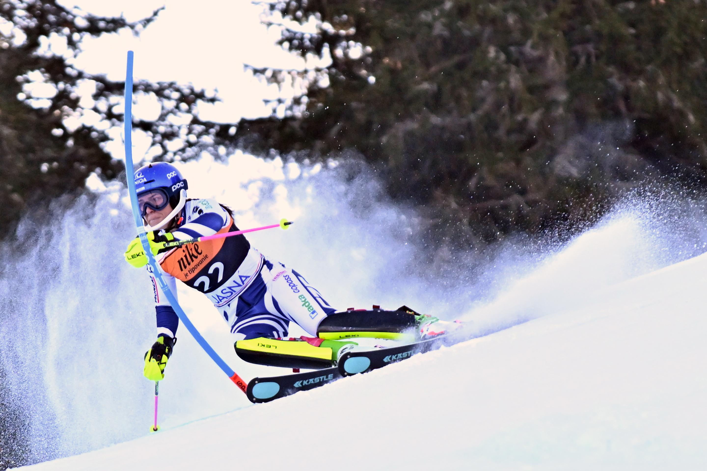 Na snímke česká lyžiarka Martina Dubovská.
