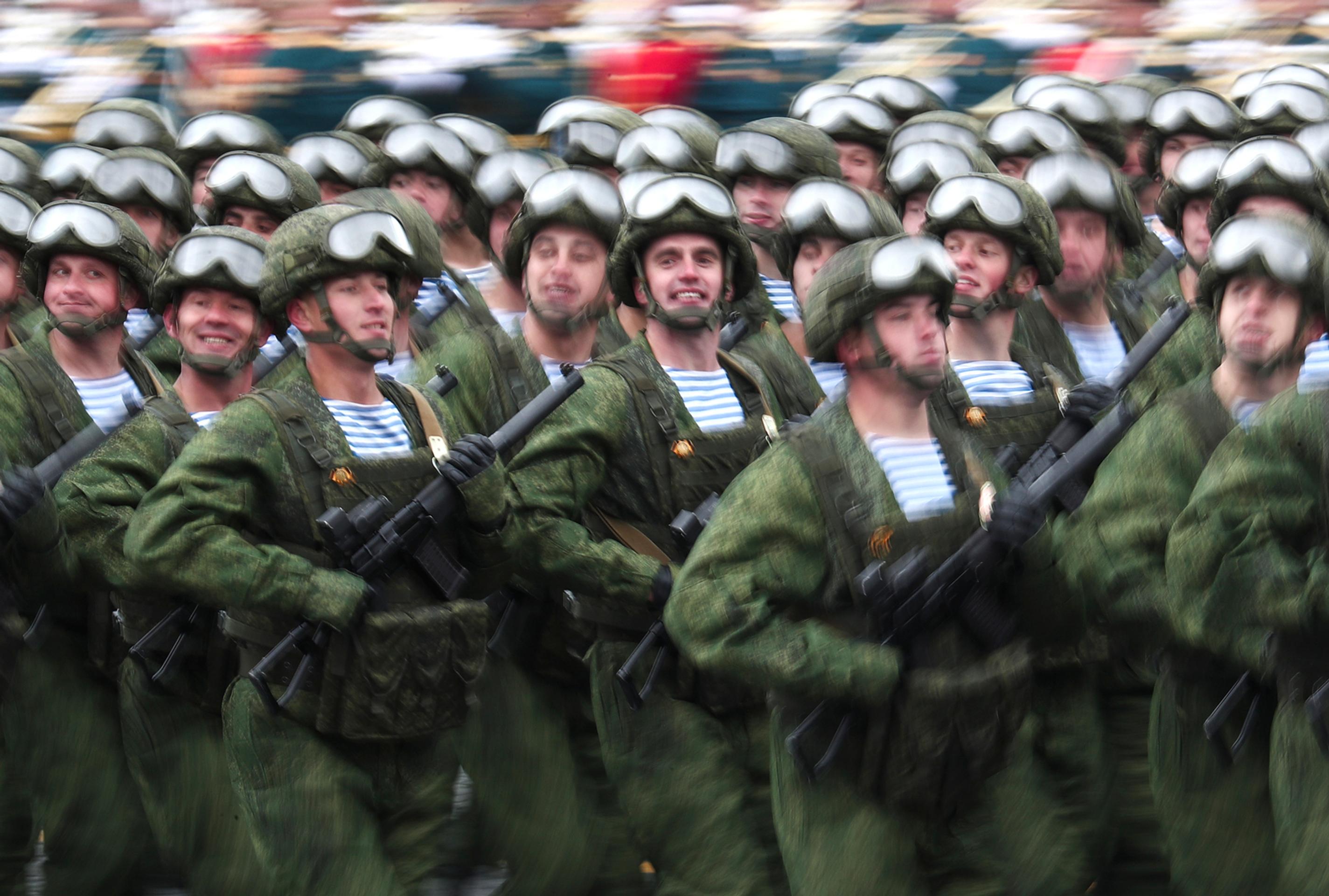 Vojenská prehliadka v Moskve.