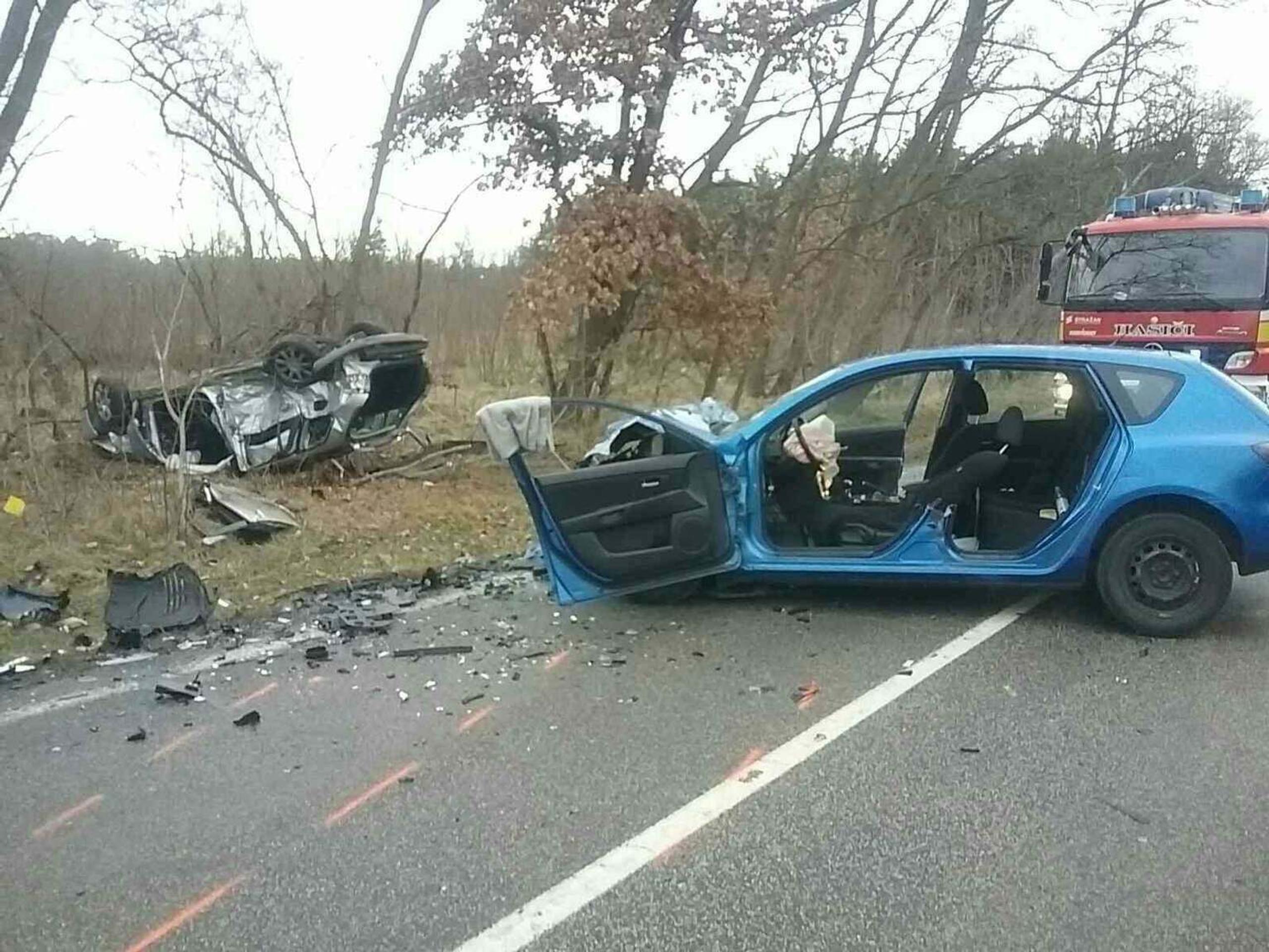 Nehoda pri obci Kostolište. 