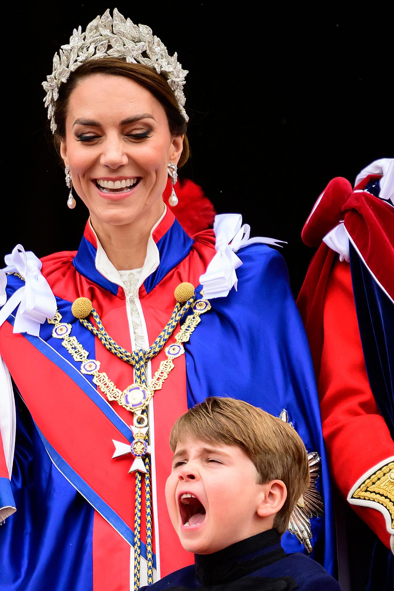 Kate, princezná z Walesu a jej syn, princ Louis
