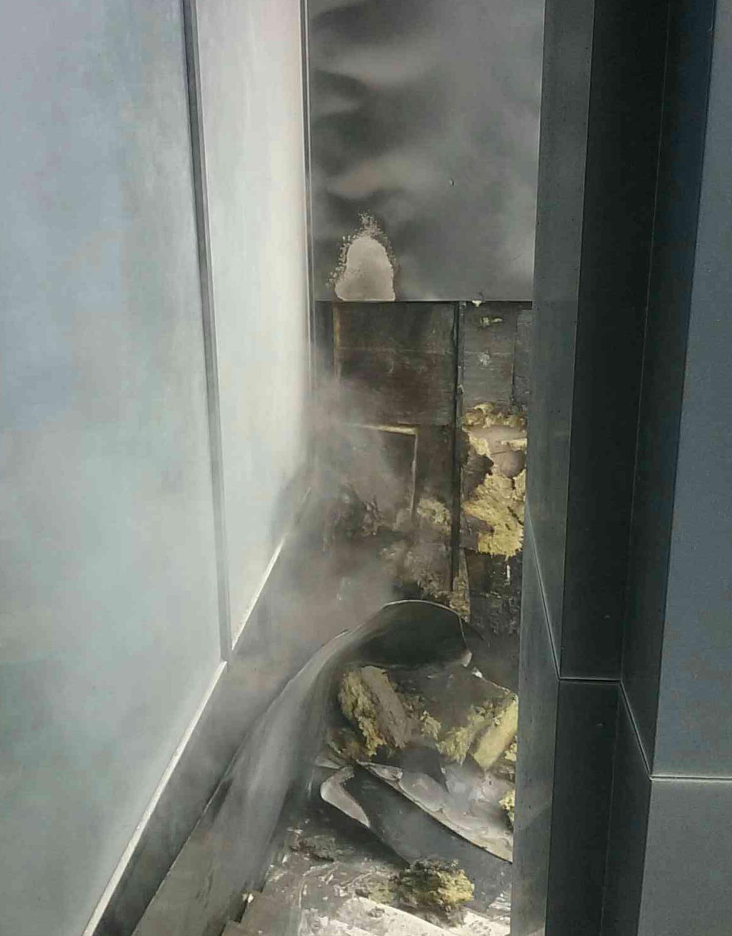 Požiar hotela Park inn.