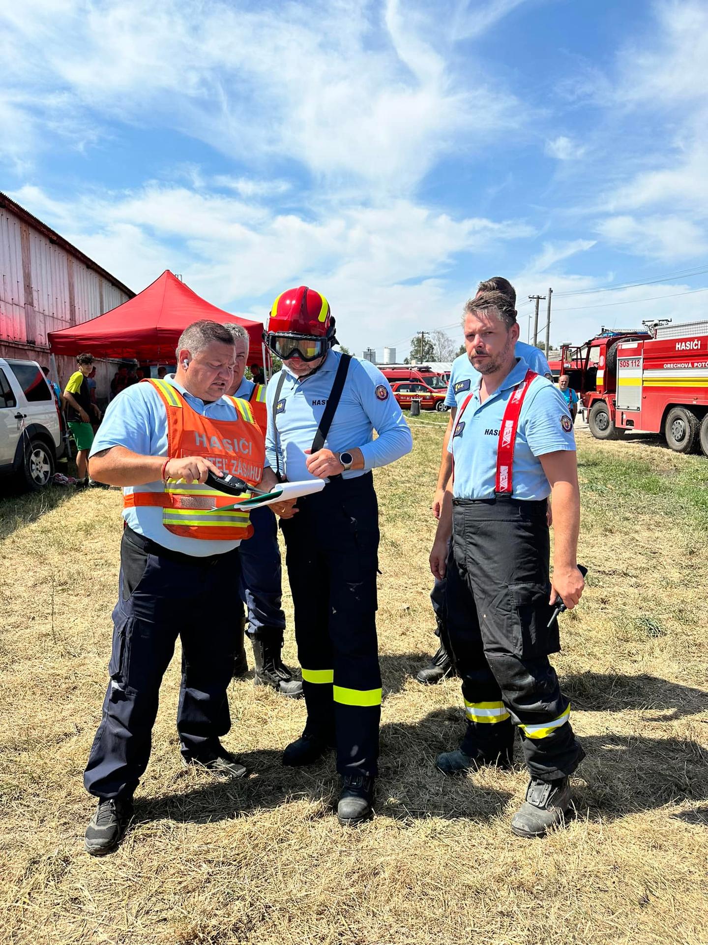 Požiar v Kostolných Kračanoch.