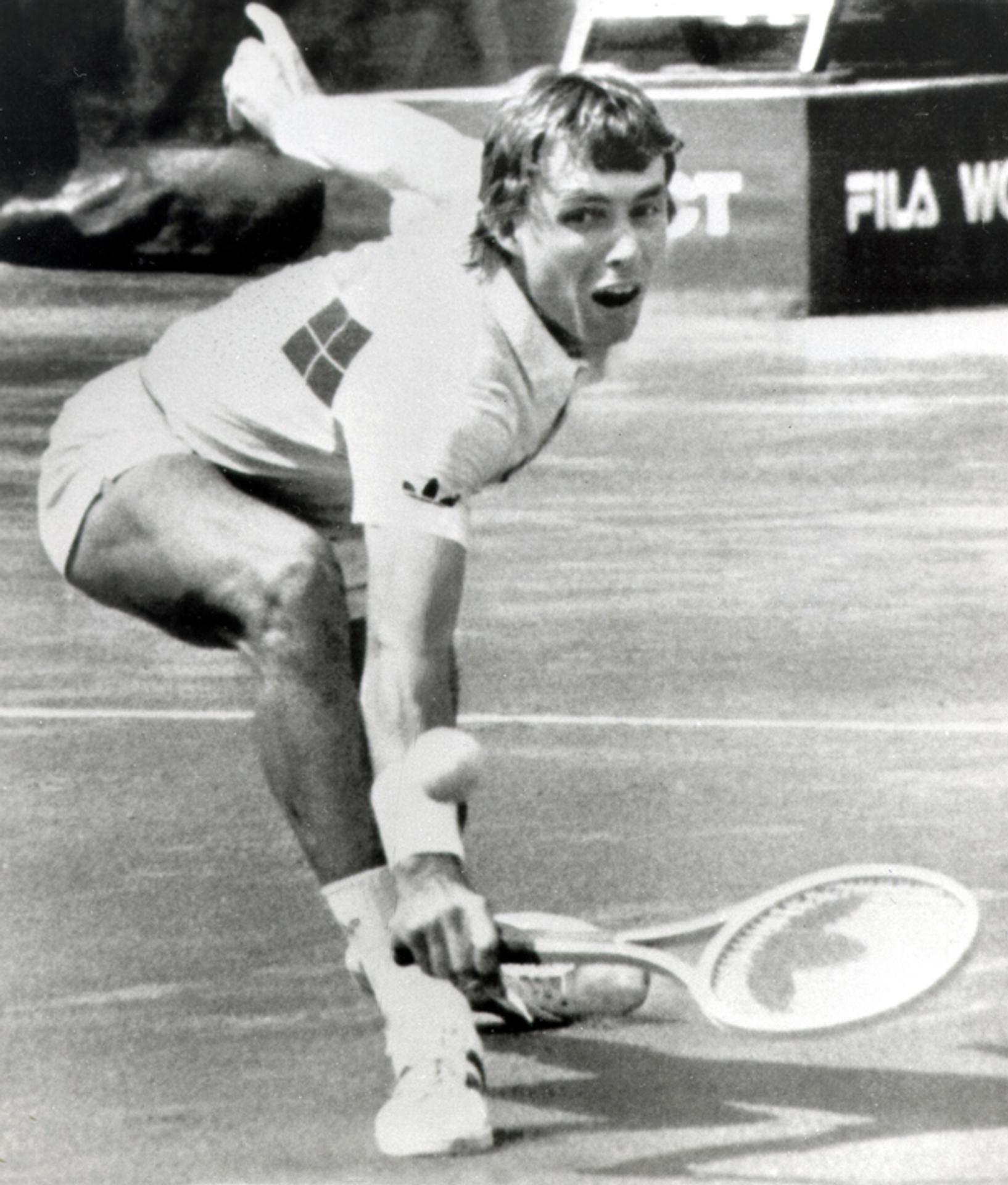 Tenista Ivan Lendl na archívnej snímke z decembra 1979. 
