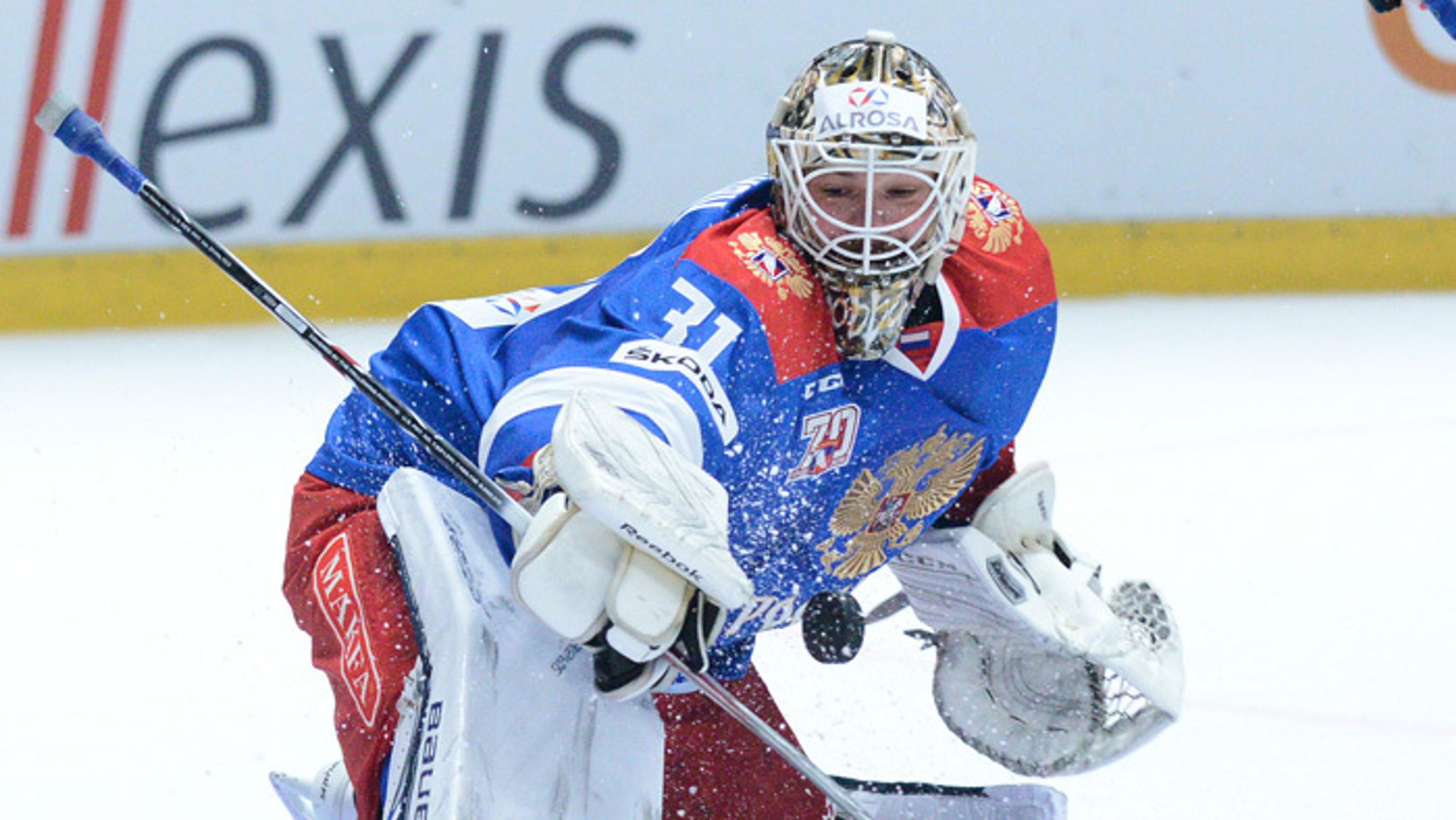 Brankár Ruska Igor Bobkov.