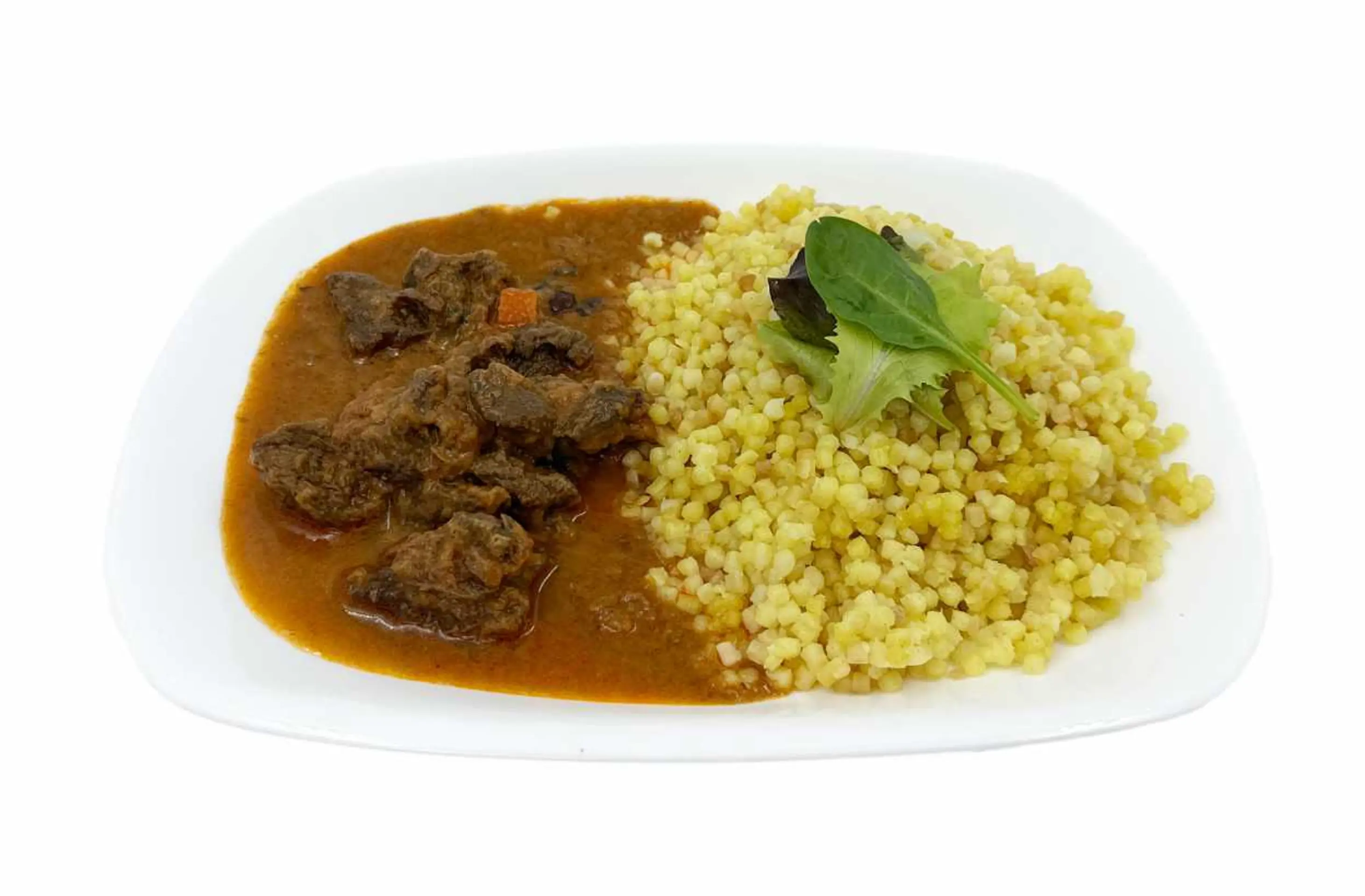 Hovädzie ragú na poľovnícky spôsob s tarhoňou