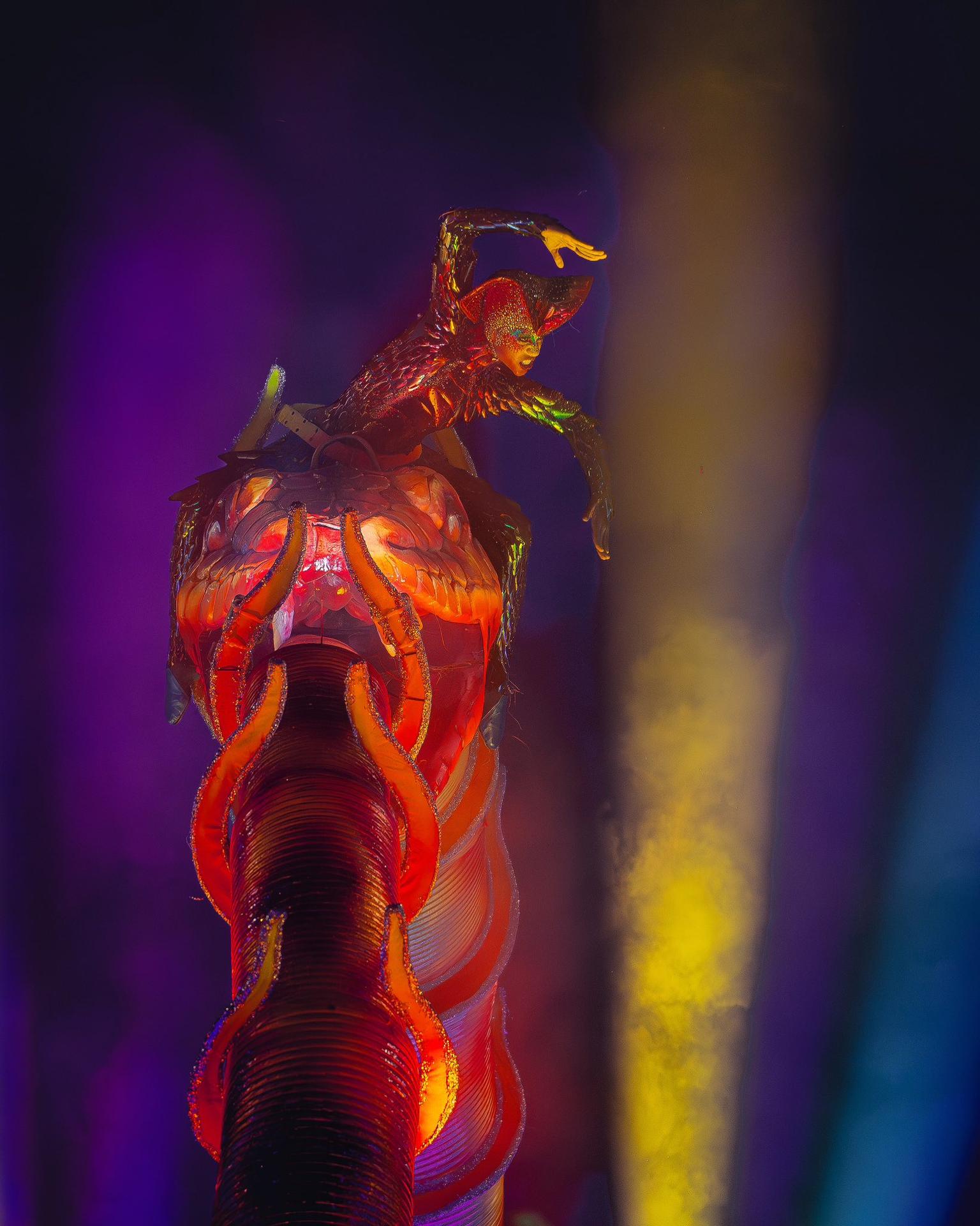 Škola Viaduoro počas karnevalu v Riu 2024.