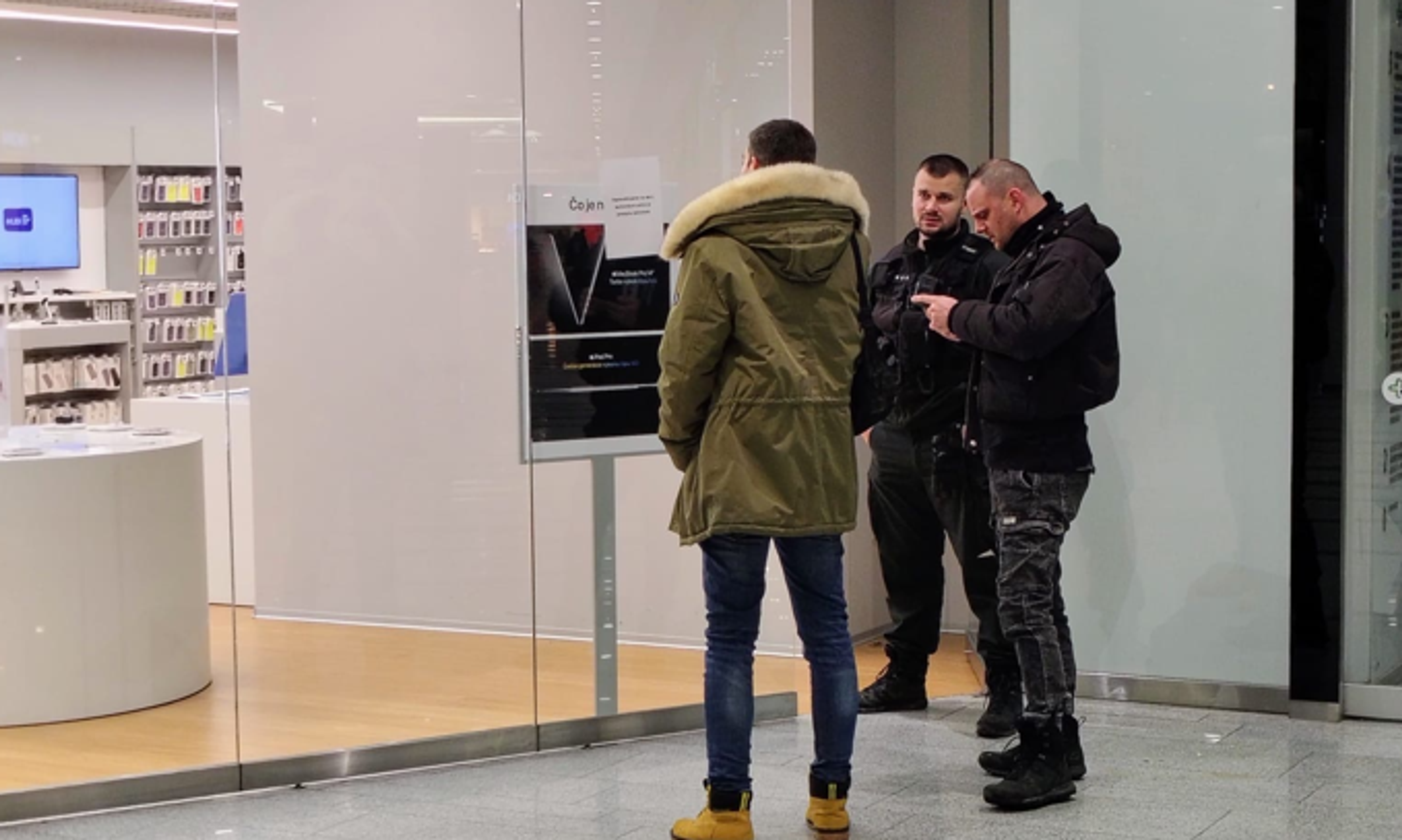 Prepad predajne v OC Central.