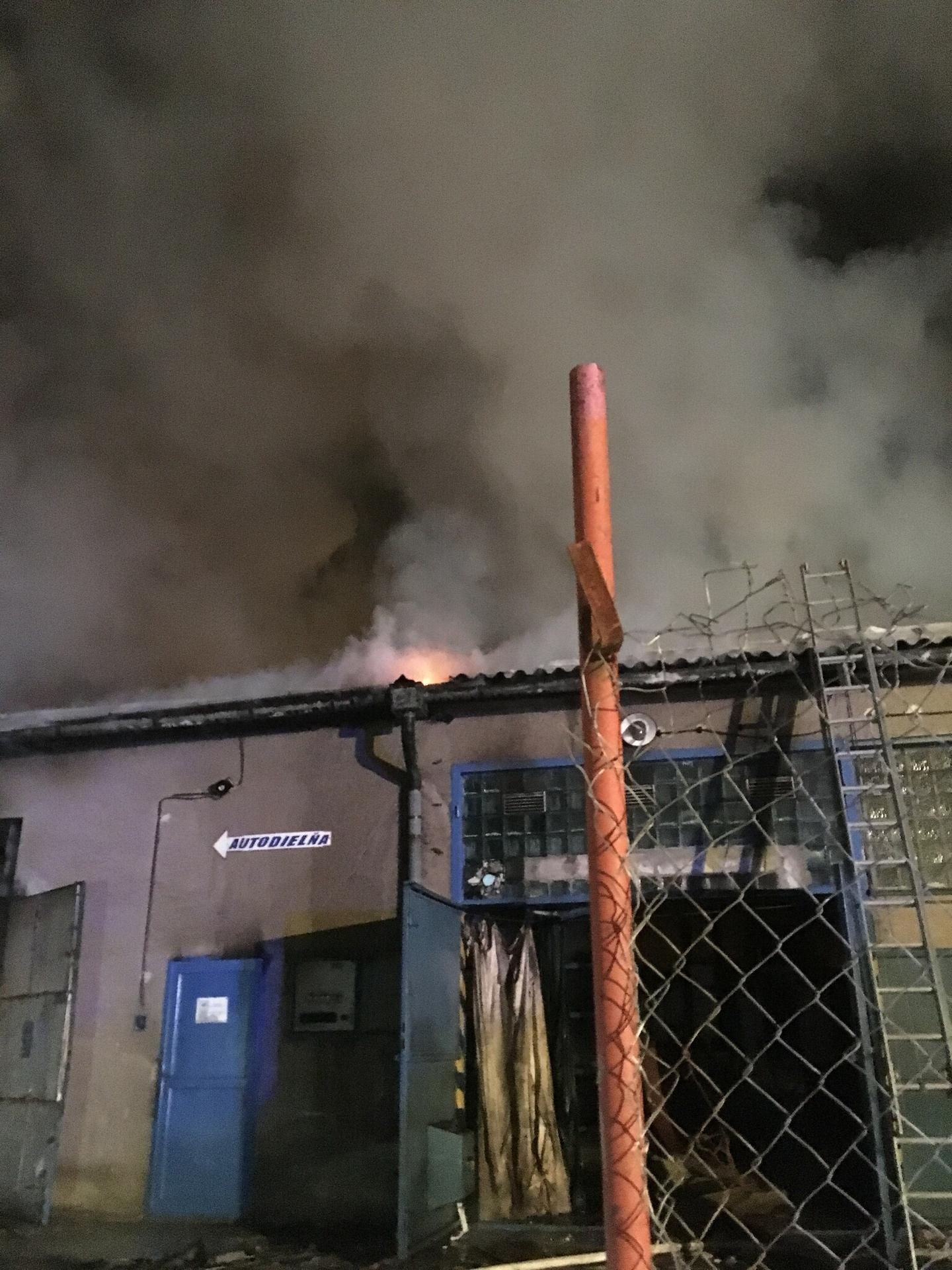 Požiar školy v Ružomberku