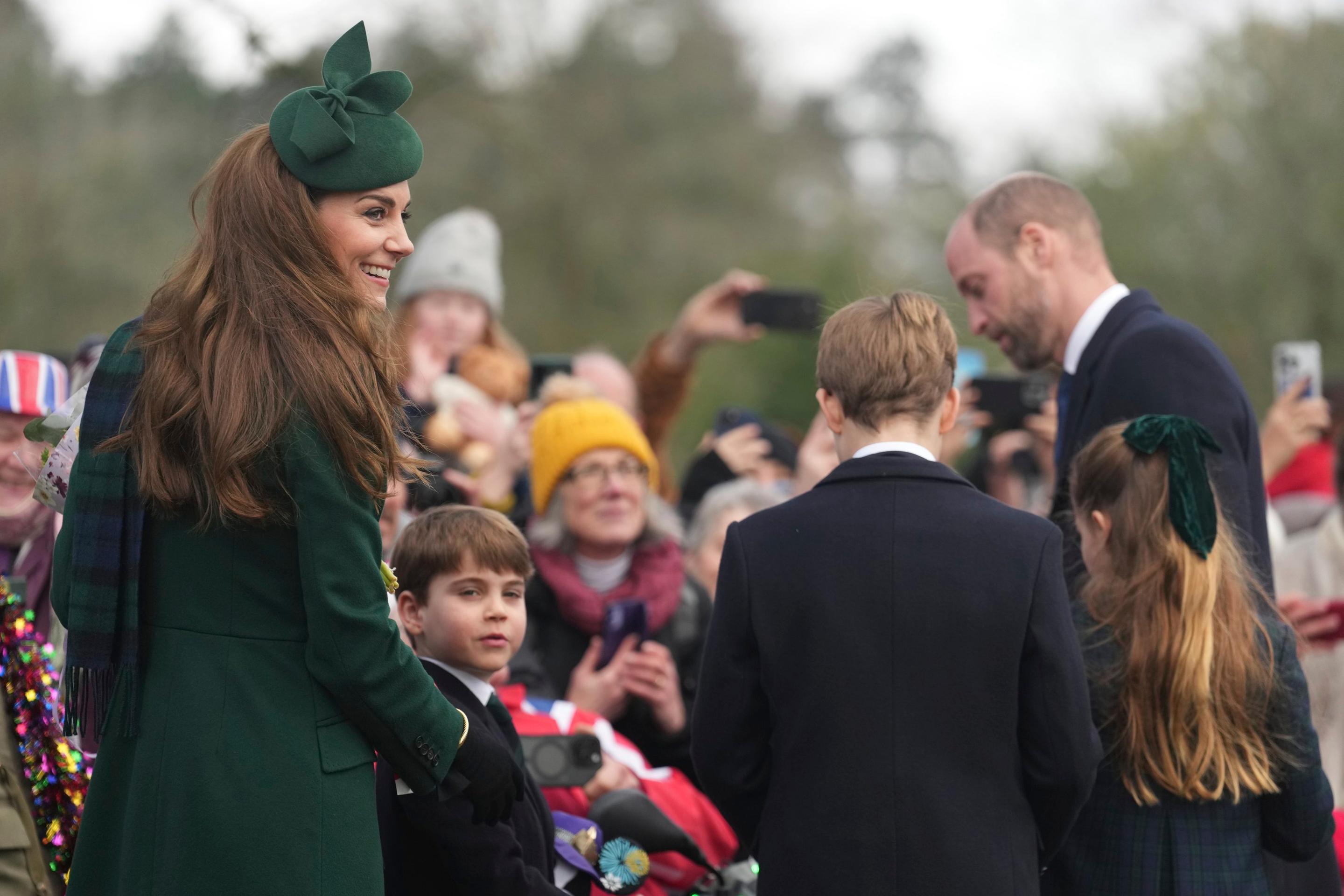 Princezná Kate v obklopení svojej rodiny