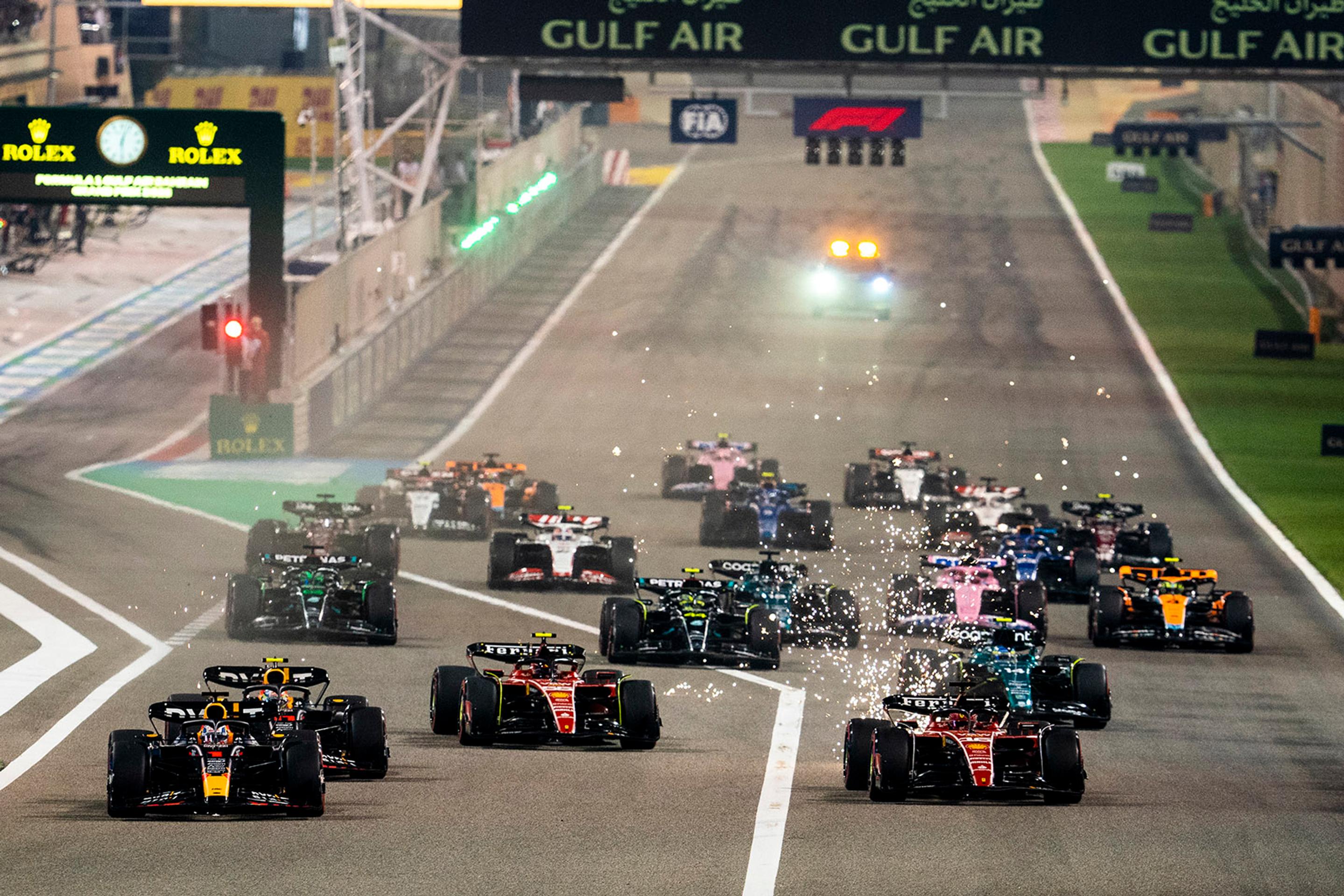 Štart Veľkej ceny v Bahrajne