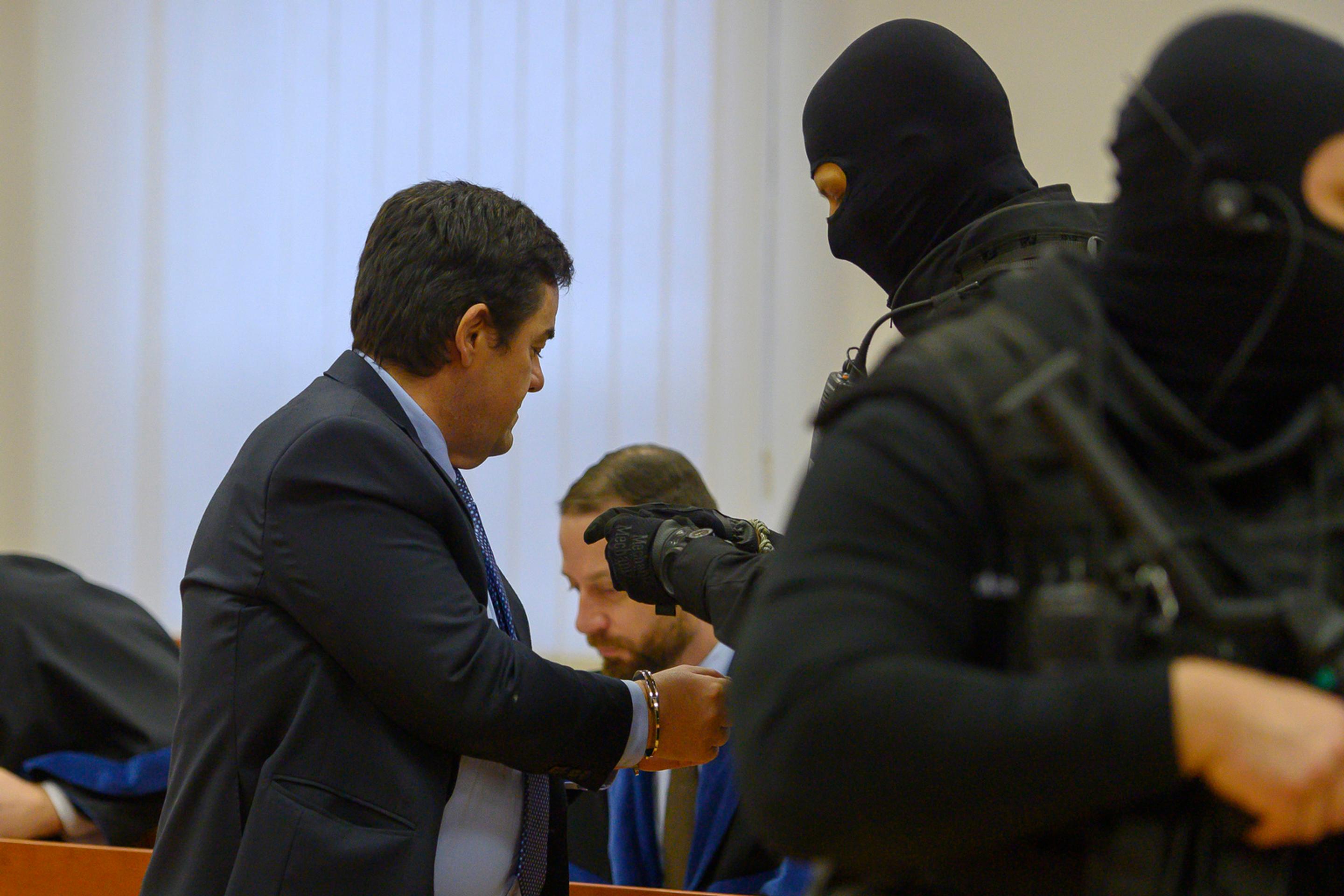 Obžalovaní Marian Kočner, Alena Zsuzsová a Tomáš Szabó.