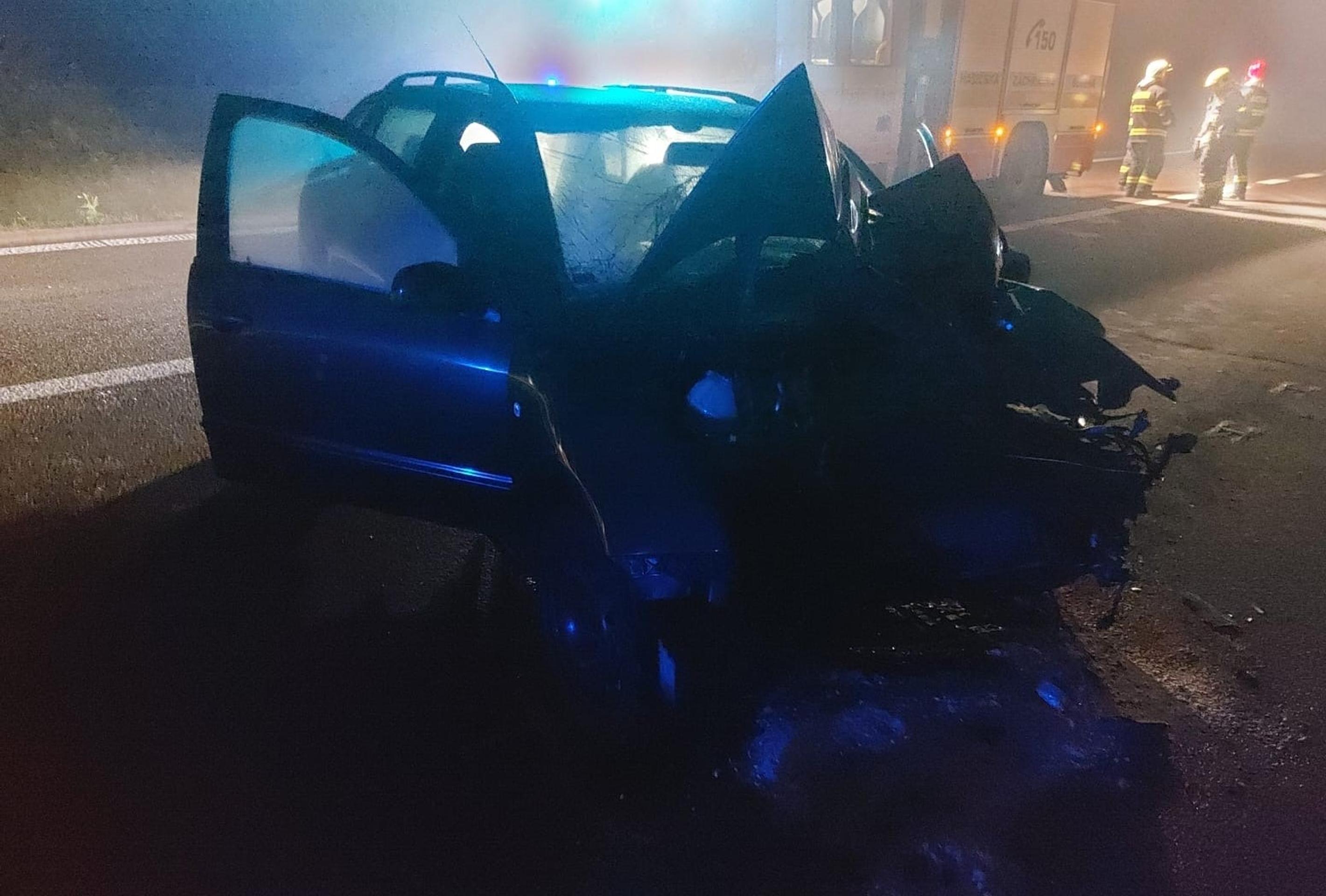 Dopravná nehoda pri Považskej Bystrici.