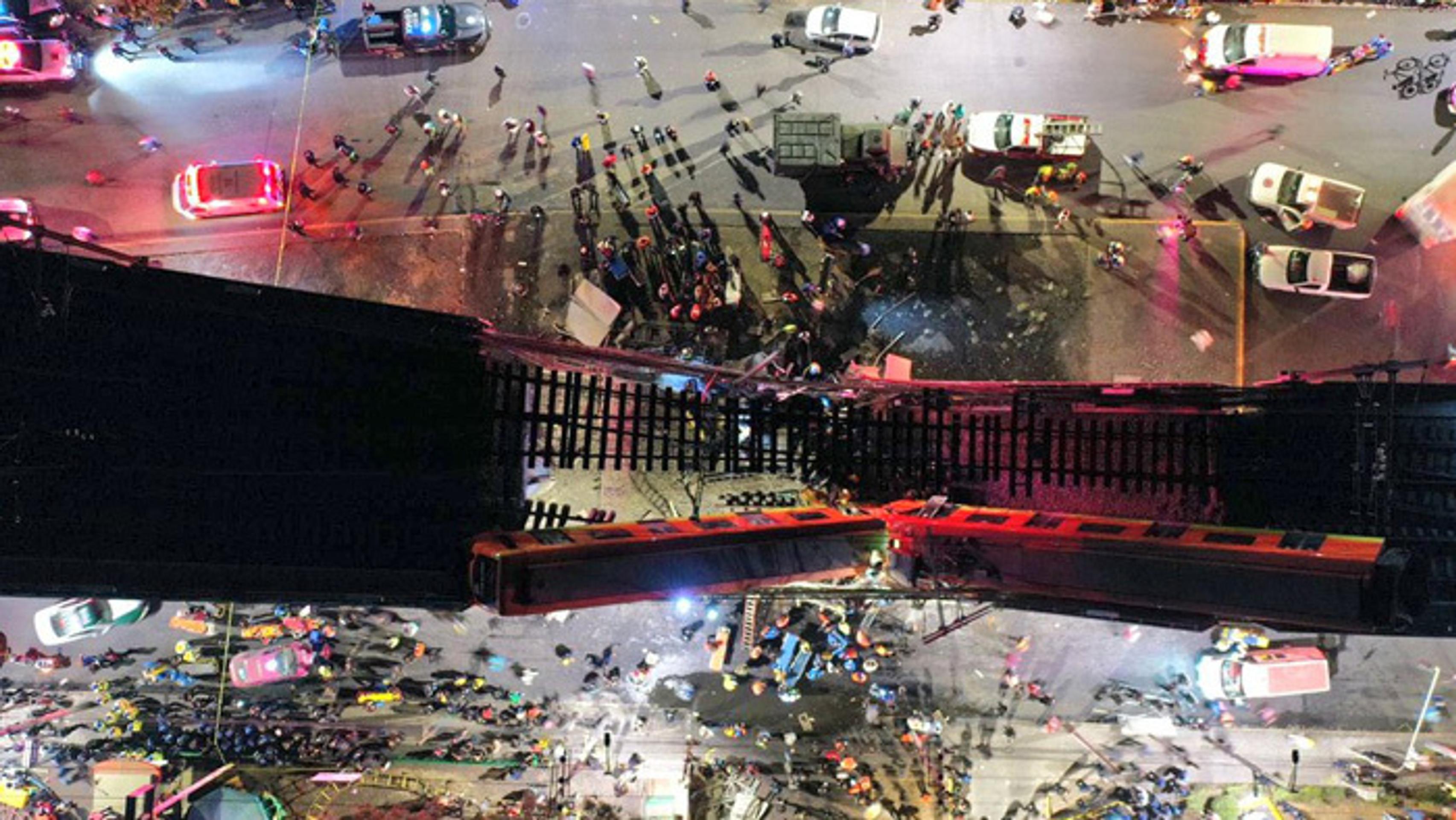 V mexickej metropole sa zrútila časť mosta pre metro.