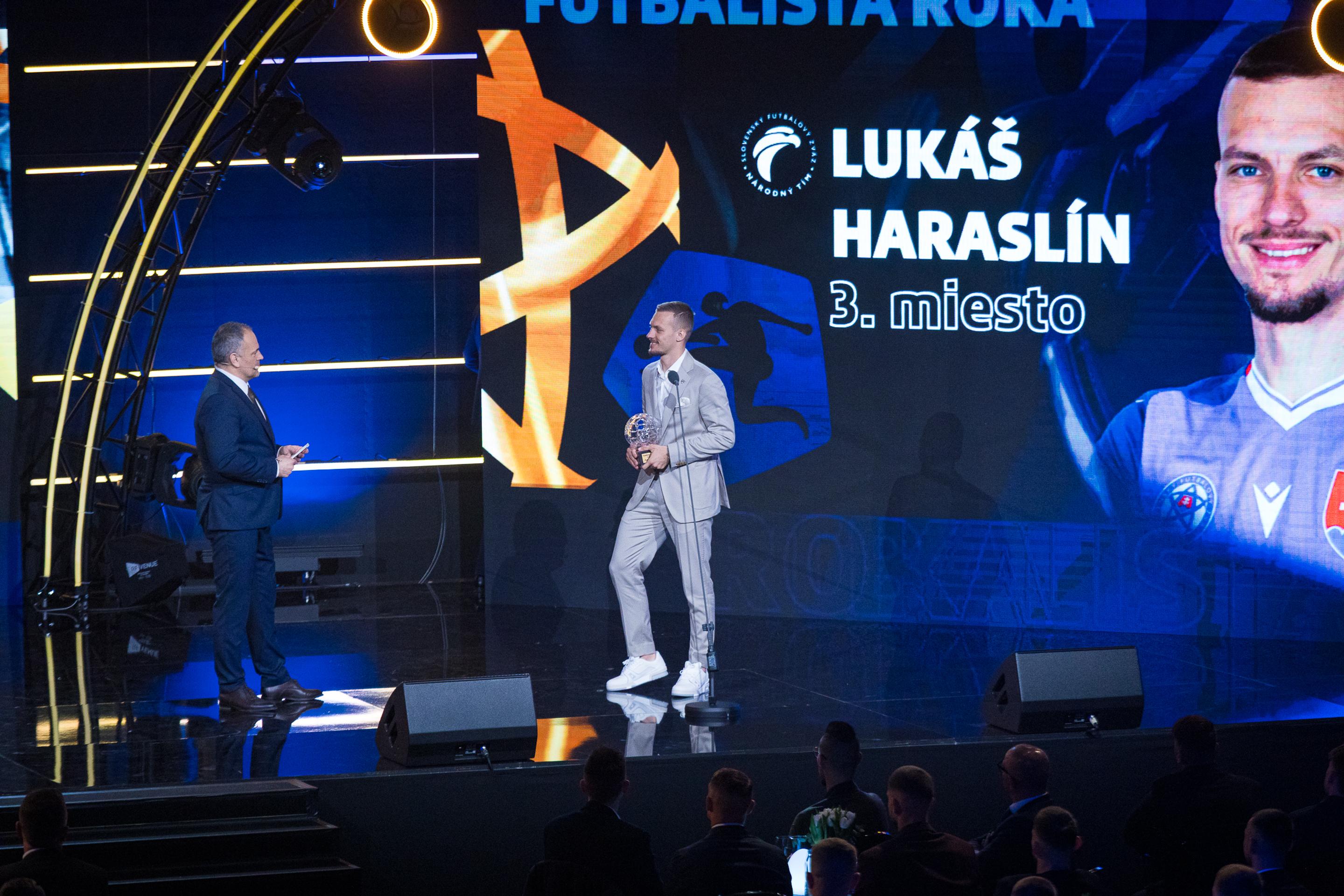 Lukáš Haraslín obsadil tretie miesto.