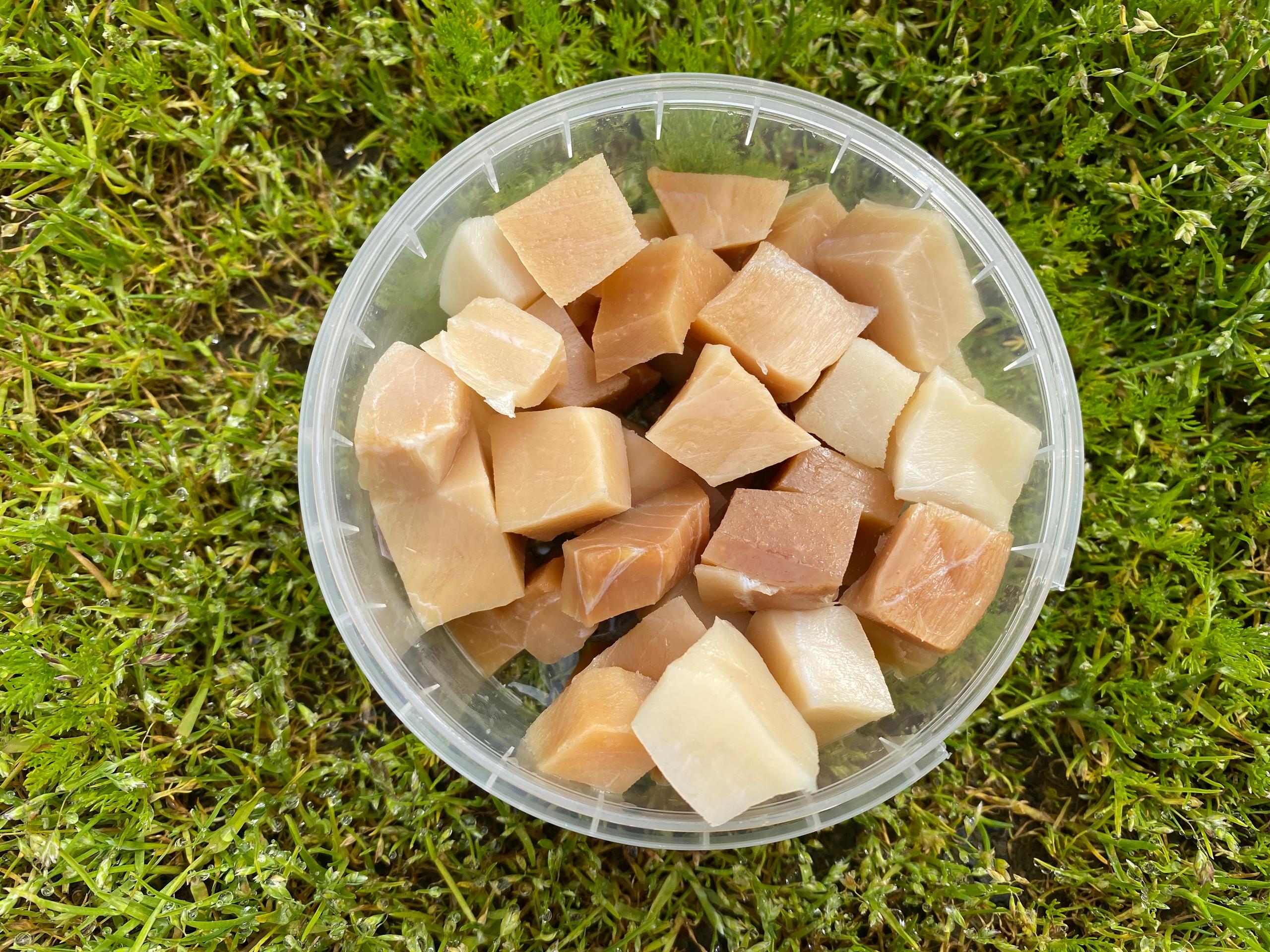 Hákarl - fermentovaný žralok.