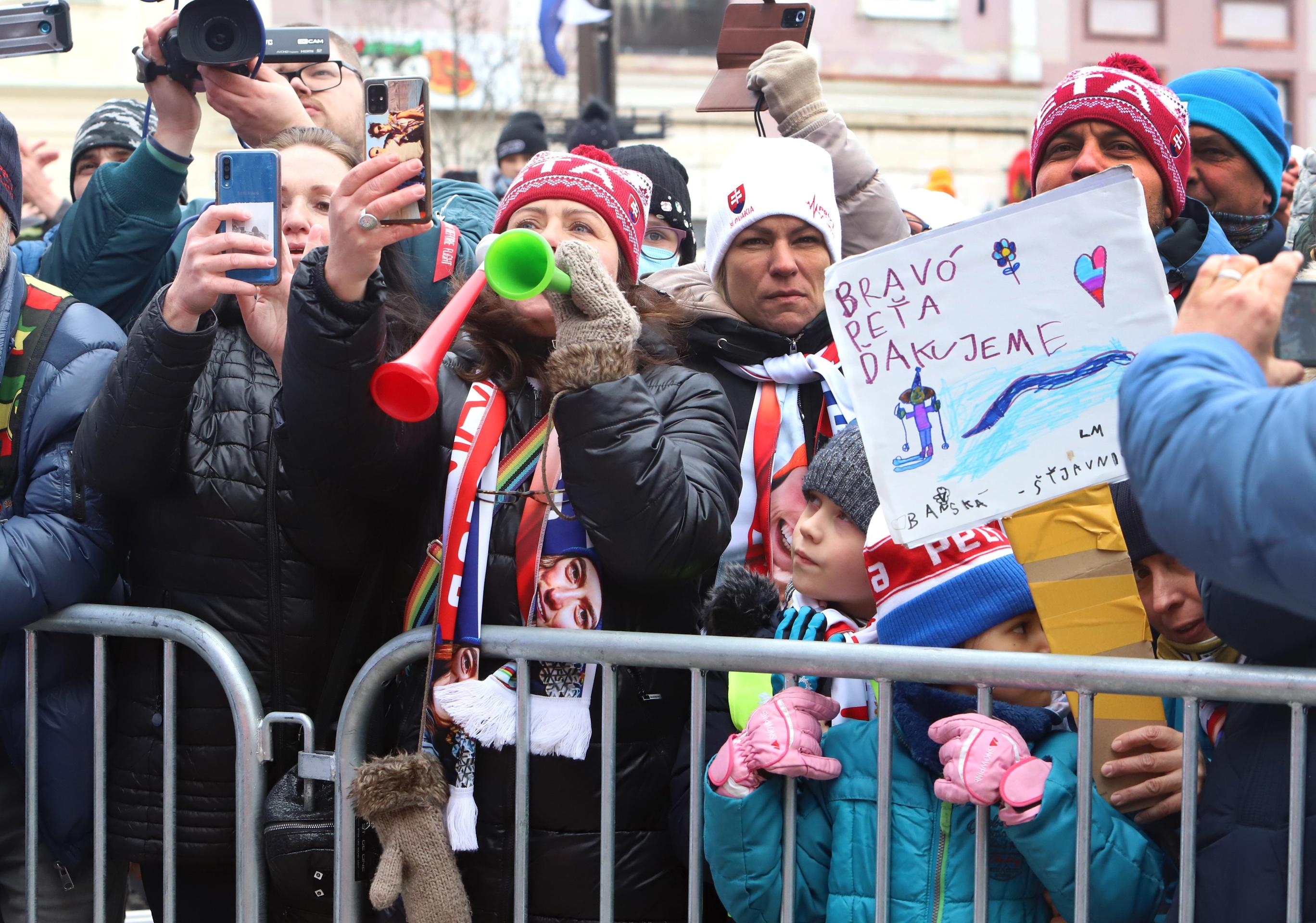 Fanúšikovia v Liptovskom Mikuláši.