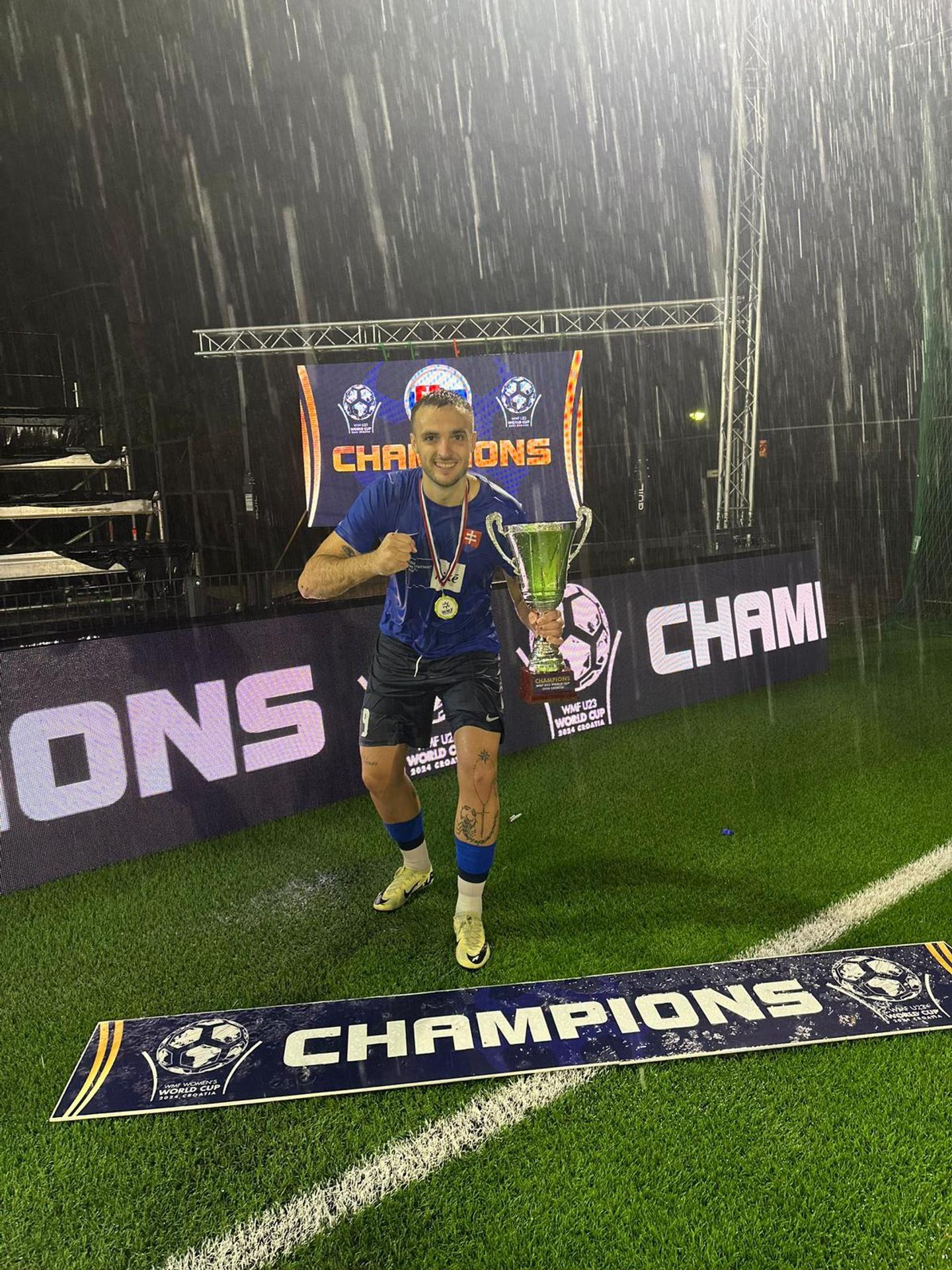 Lukáš Krčmárik, jeden z hrdinov mužstva