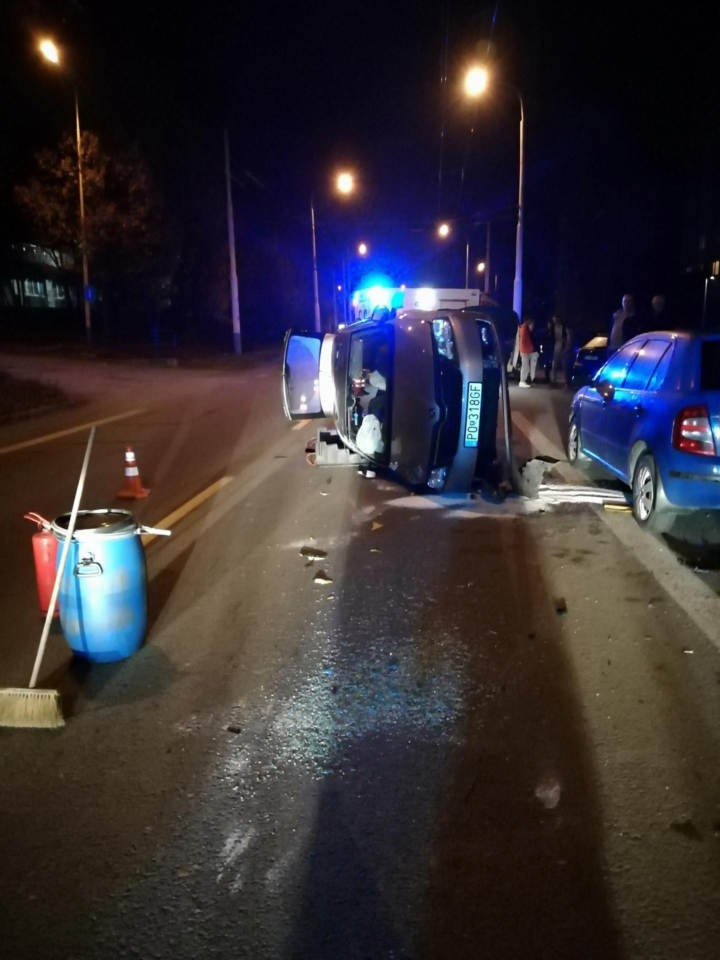 Ďalšia večerná nehoda v Prešove.