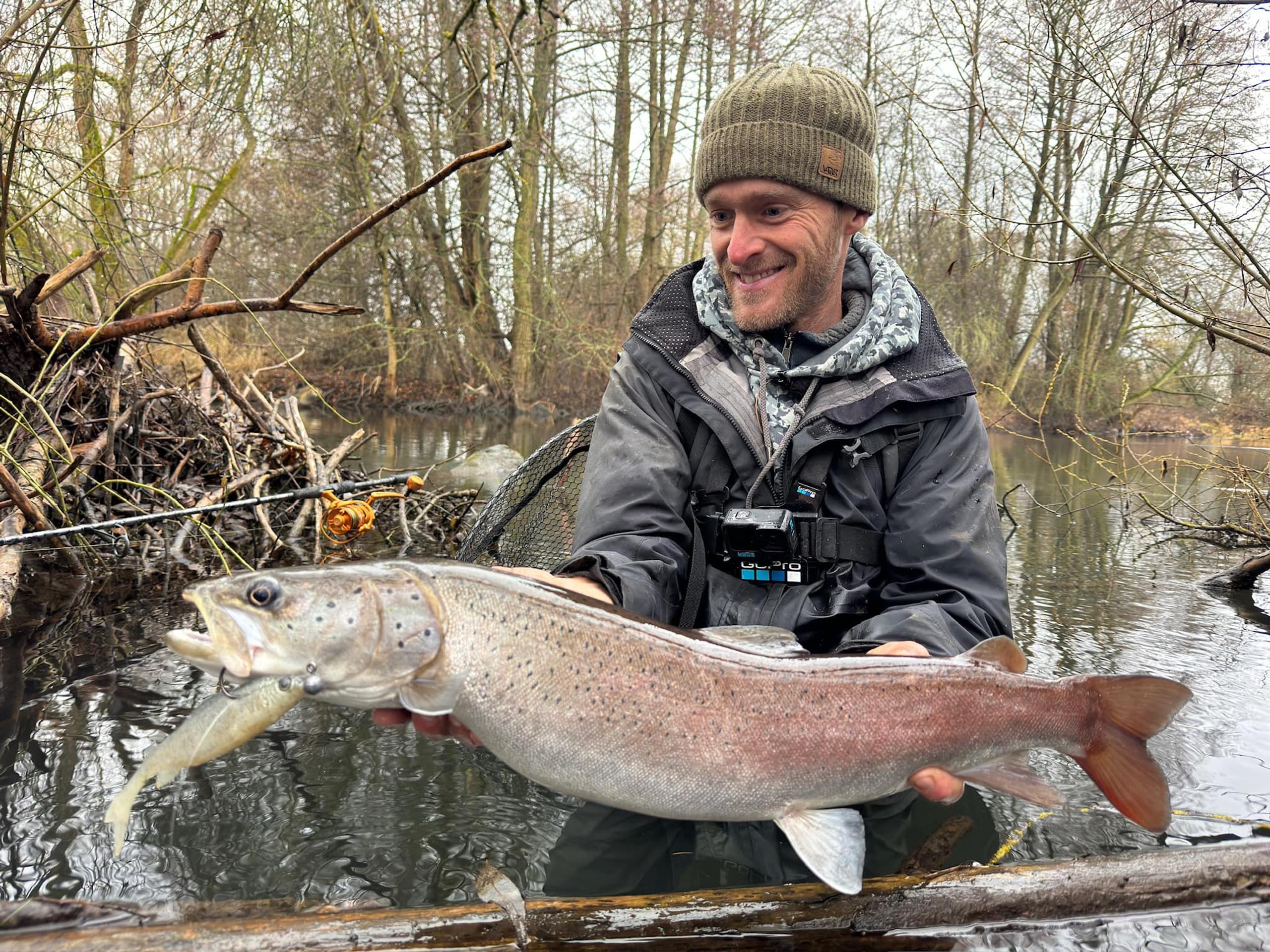 Jedna z menších hlavátiek, ktoré Vágner chytil vo Váhu.