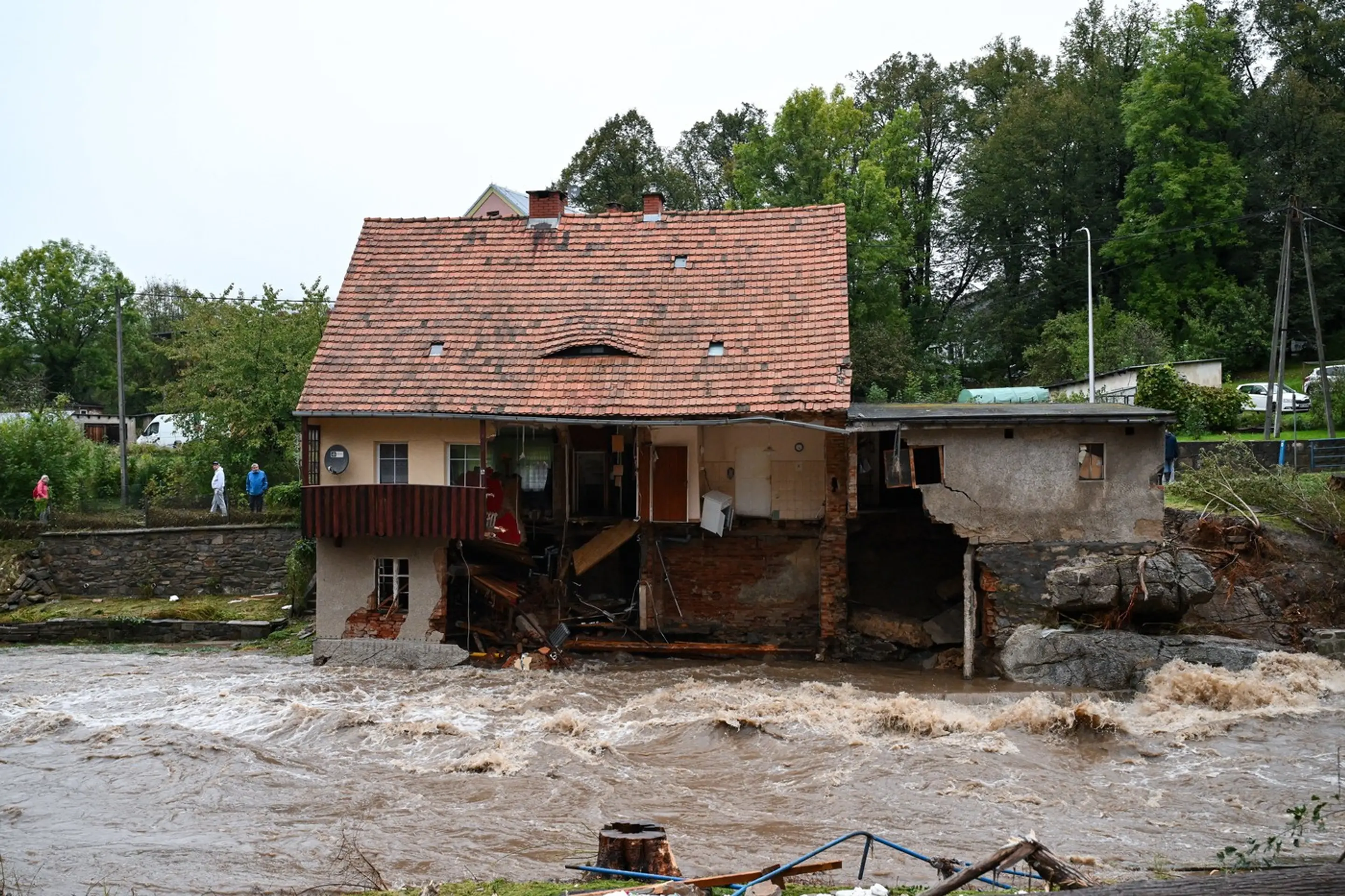 Záplavy v Poľsku.