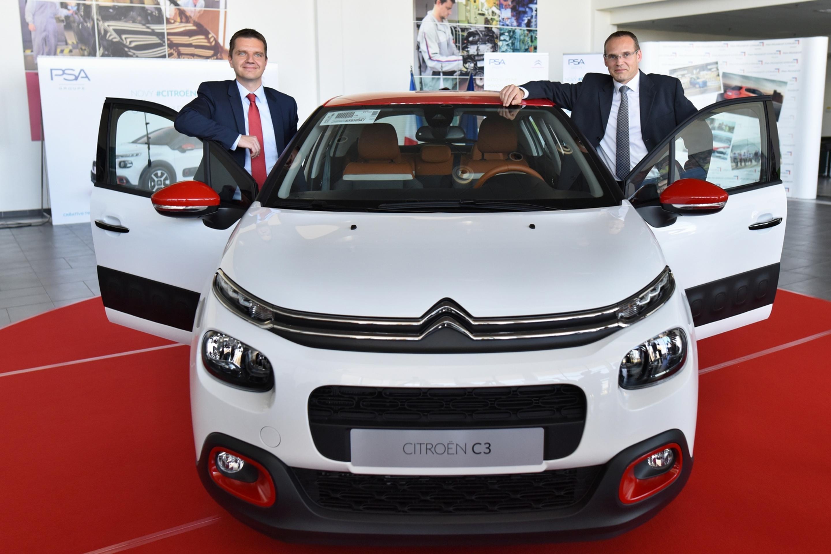 Na snímke nový model automobilu Citroën C3