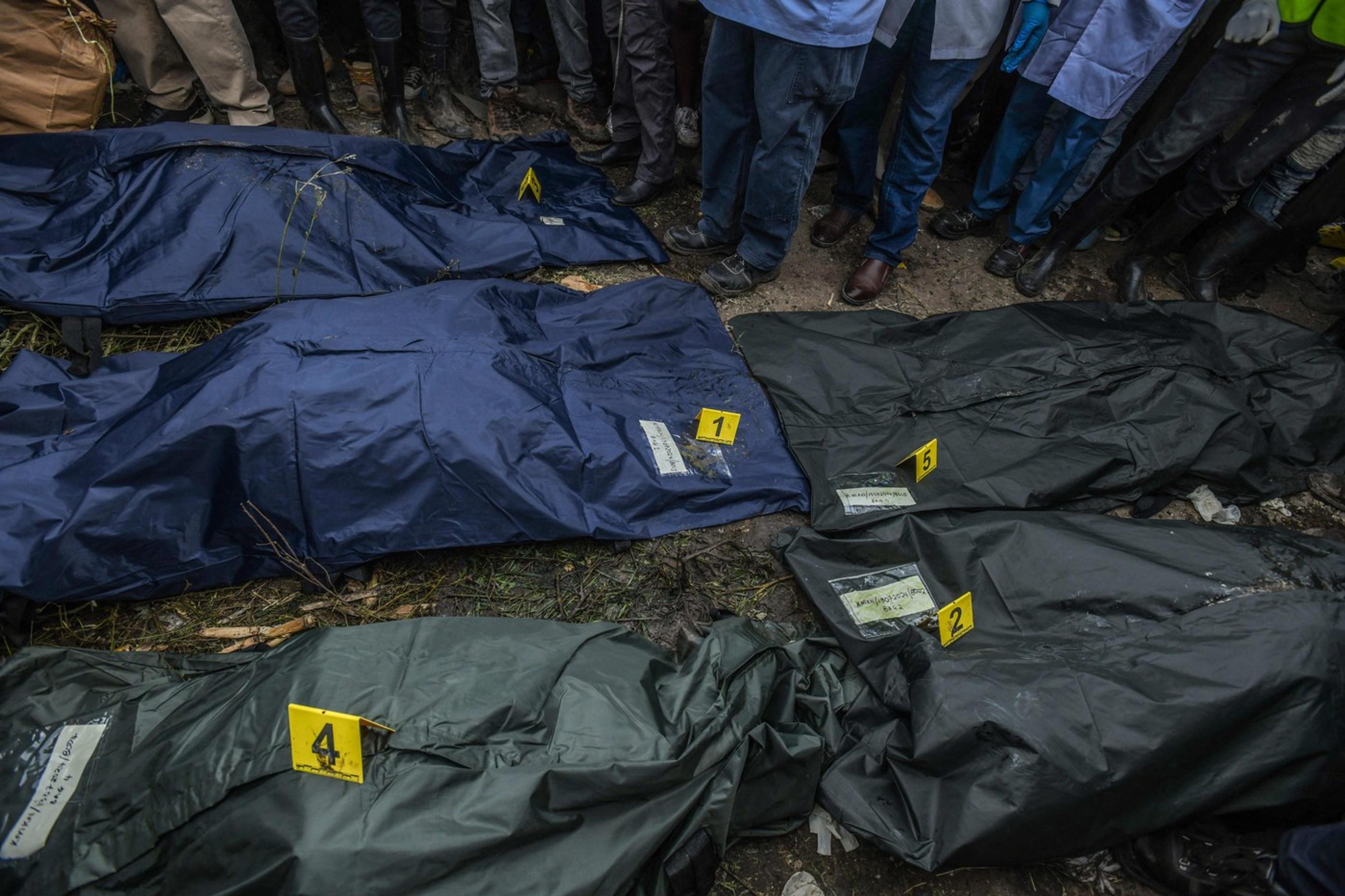 Na skládke v Keni našli pozostatky ľudských tiel.