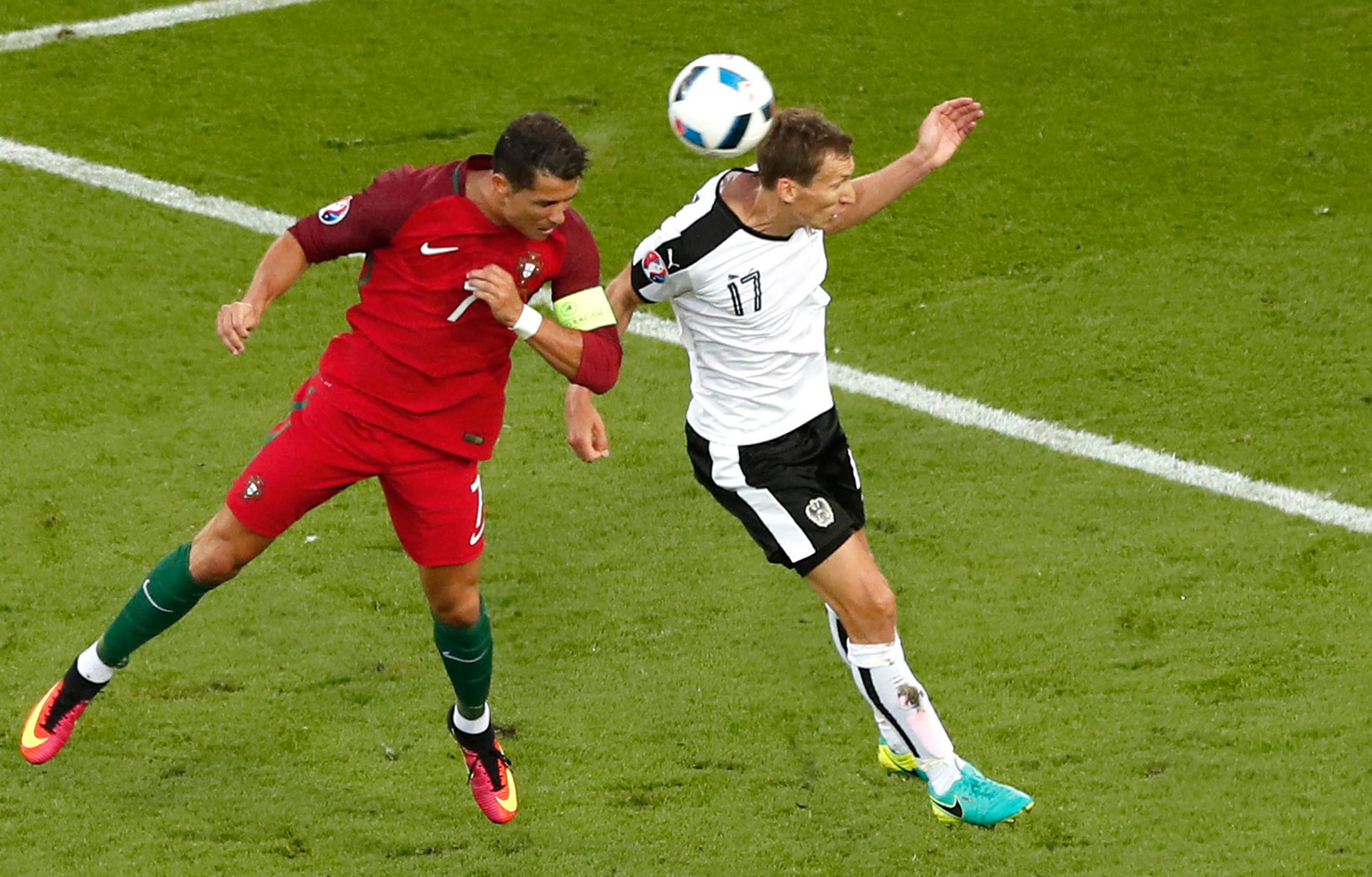 Snímky zo zápasu Portugalsko - Rakúsko