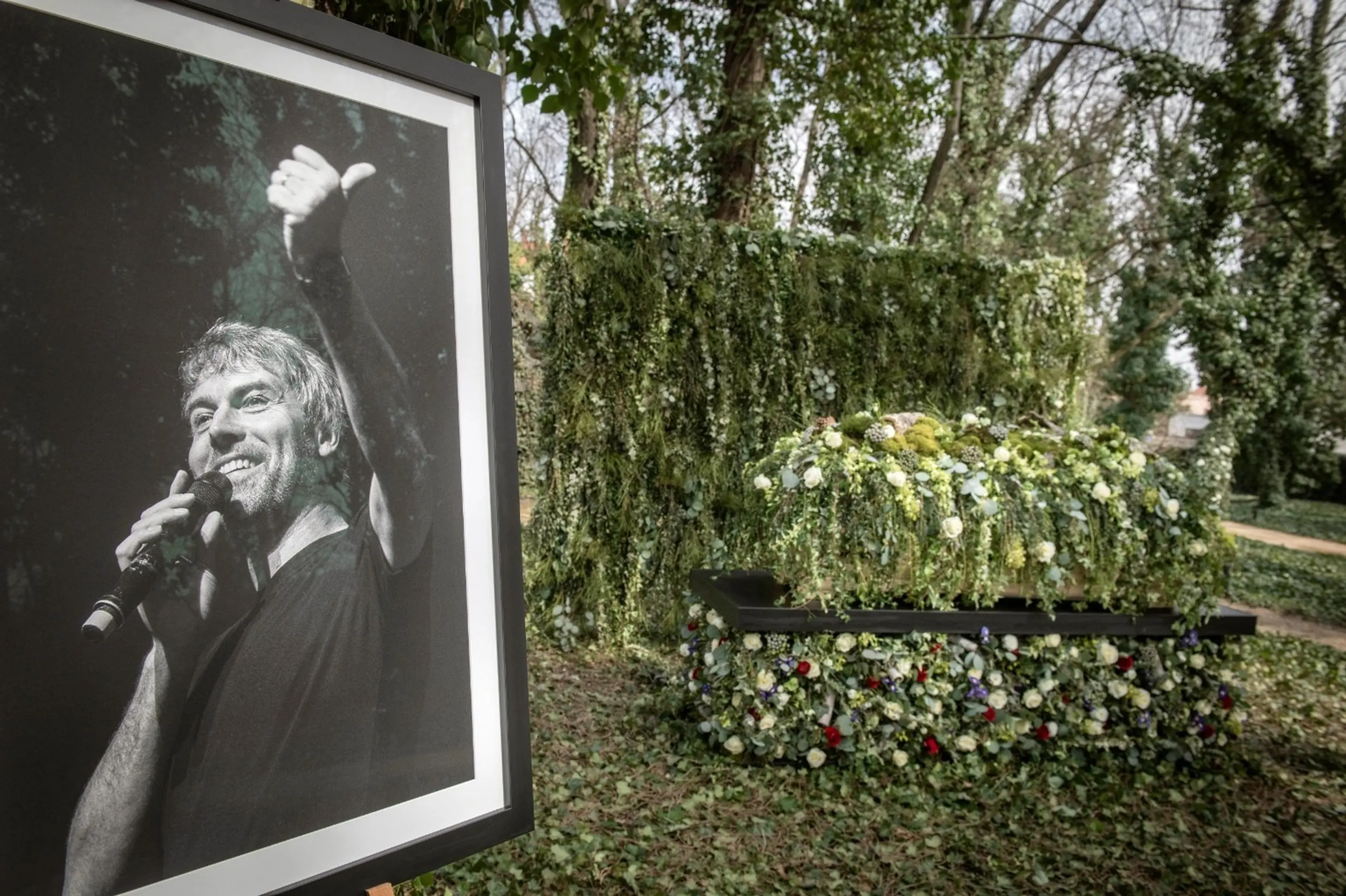 Miesto posledného odpočinku Petra Kellnera.