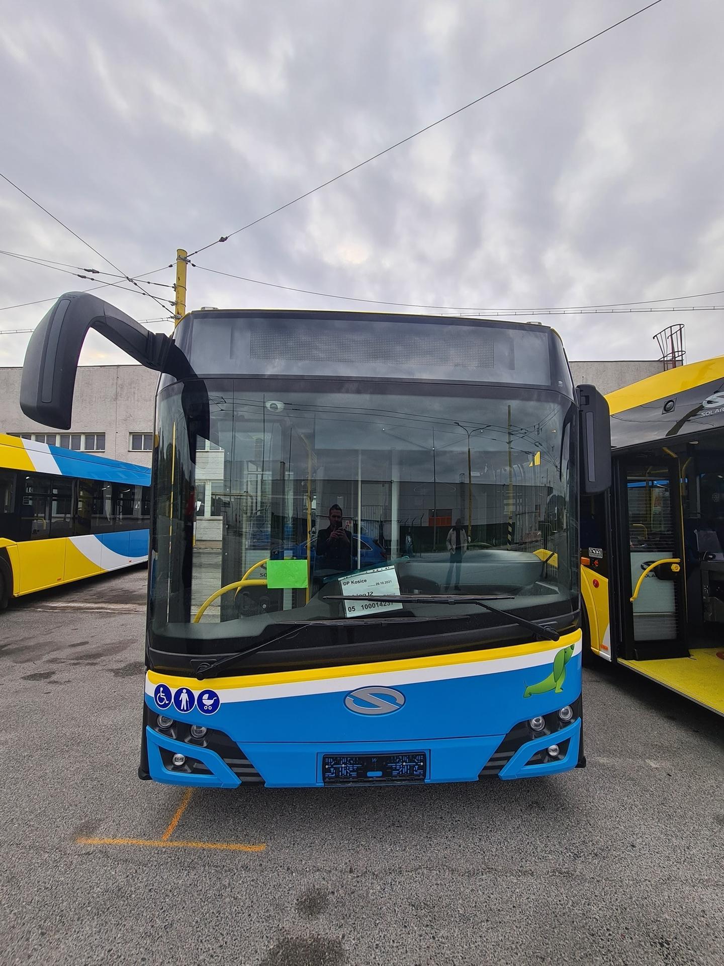 Autobus MHD v Košiciach.