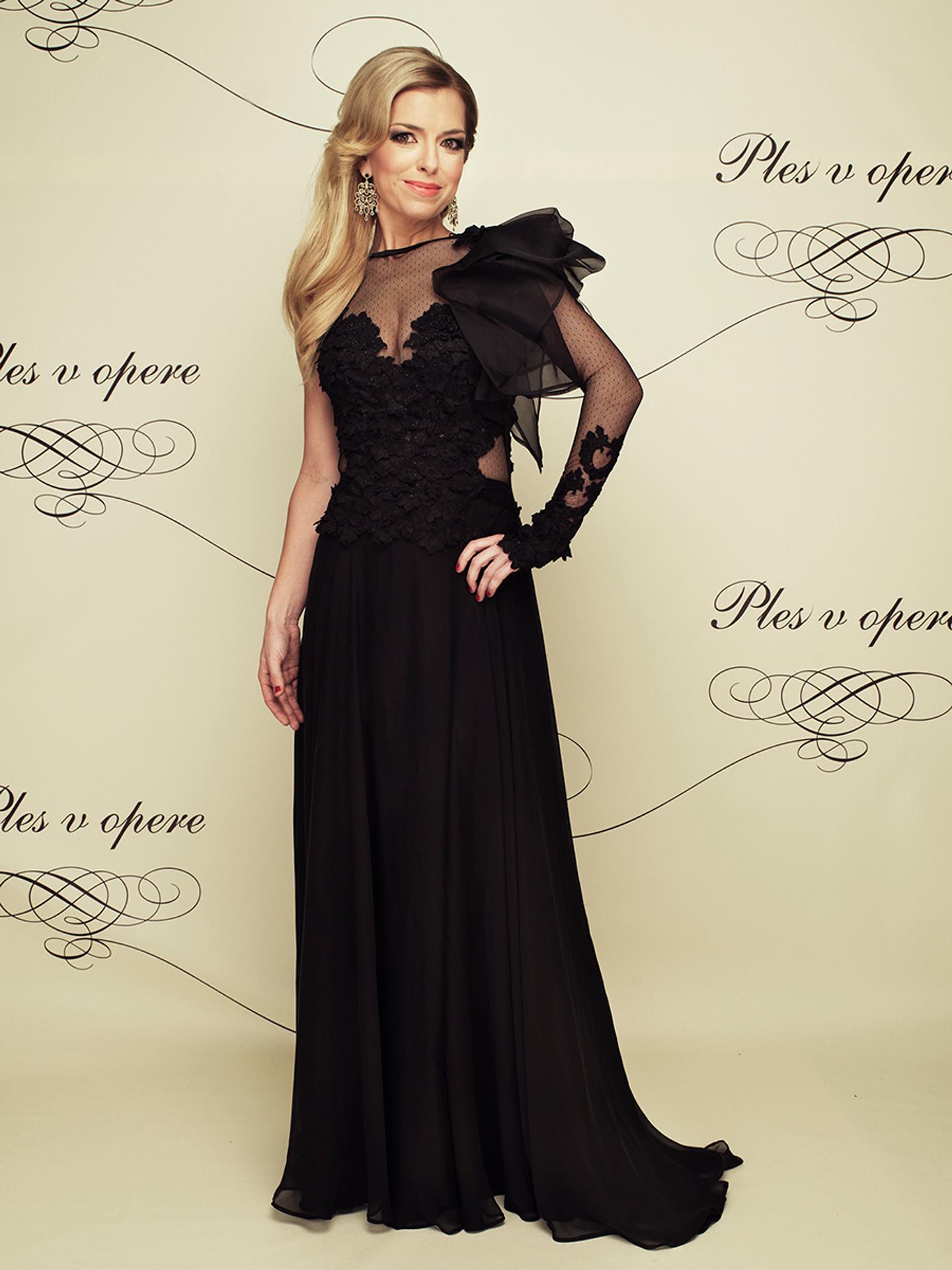 Zlatica Švajdová Puškárová na Plese v opere v roku 2015